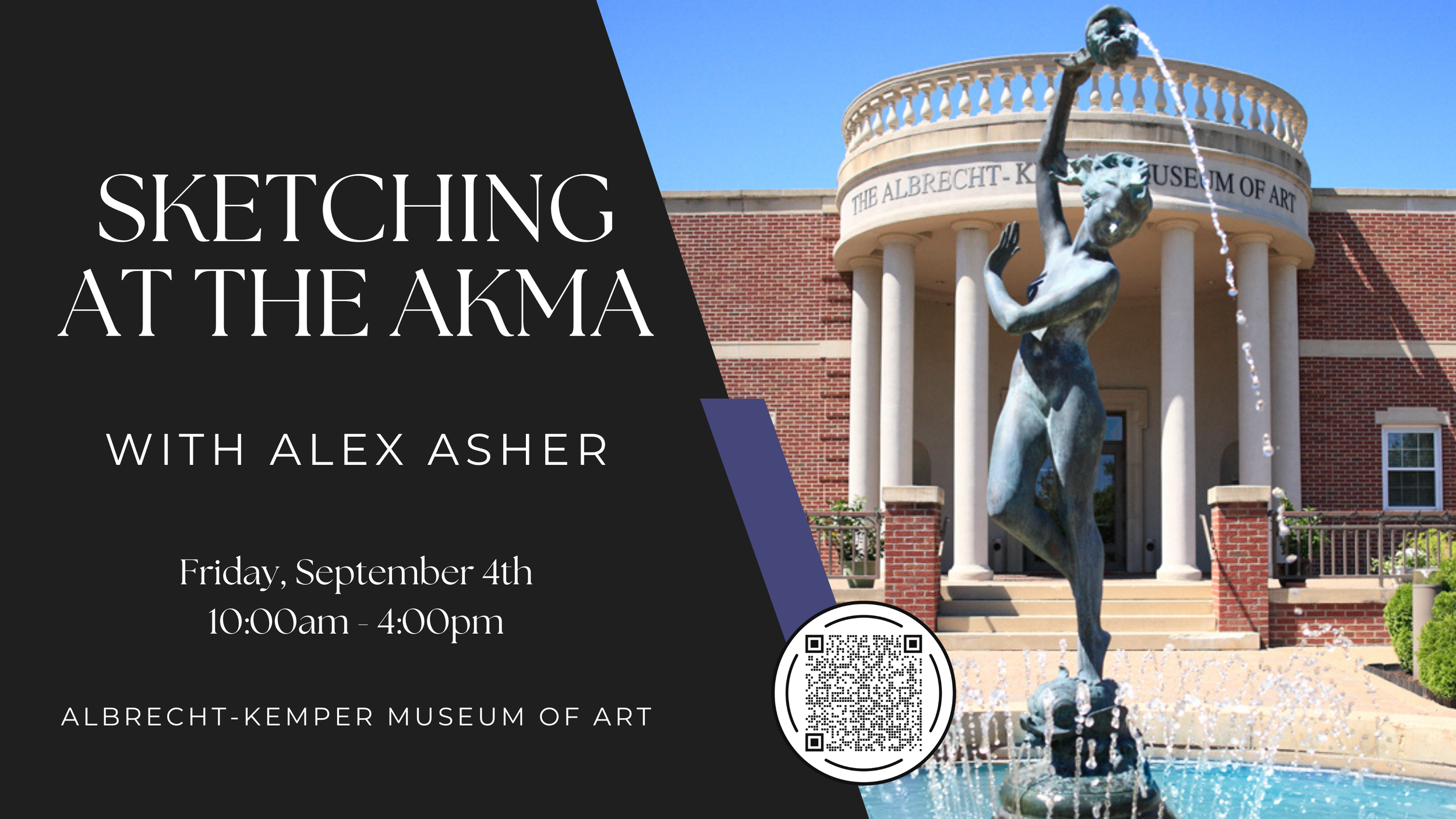 Sketching at the AKMA with Alex Asher