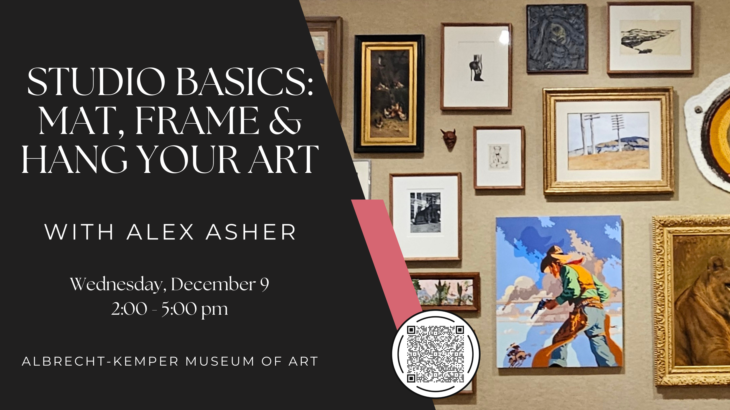 Studio Basics: Mat, Frame &amp; Hang Your Art with Alex Asher