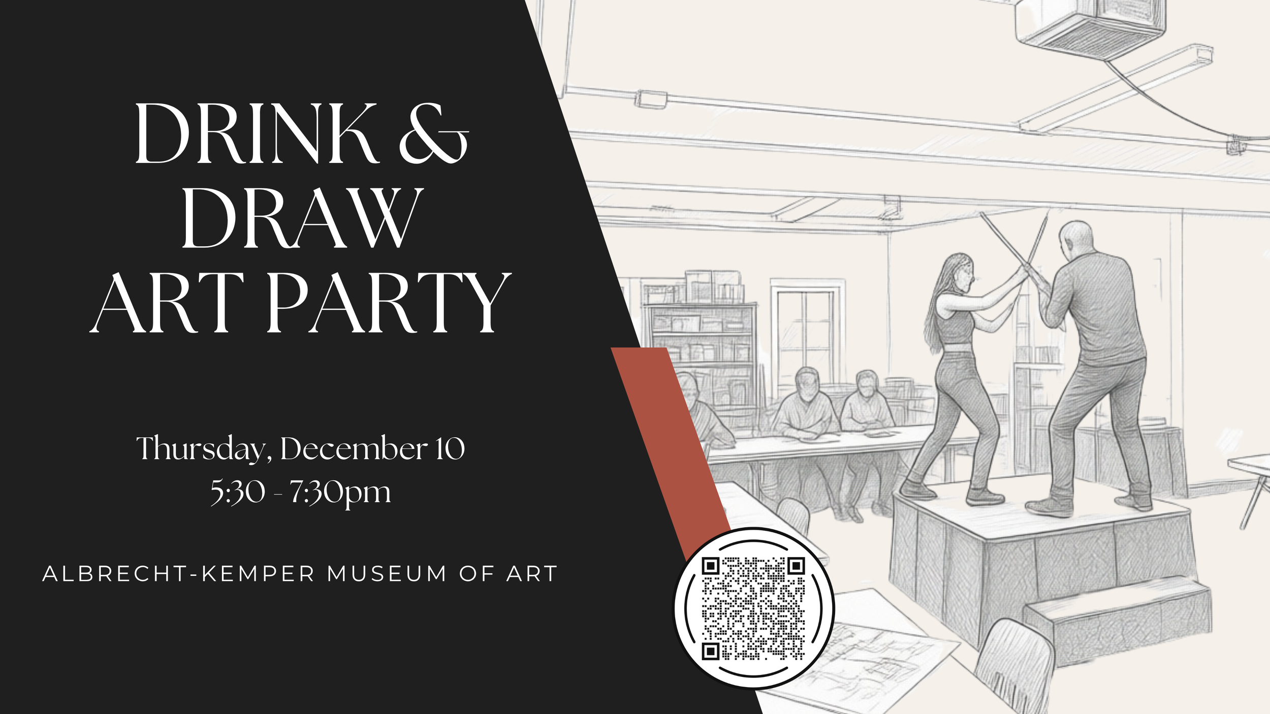 Drink &amp; Draw Art Party