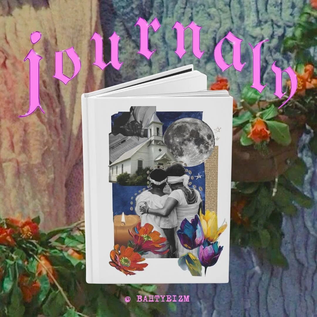Peace and Love! 
I have Aśe Journals available. I put a lot of time and intention into this, so I’m sure you all will enjoy what I’ve created. ✨
Available on my Website, link in my bio