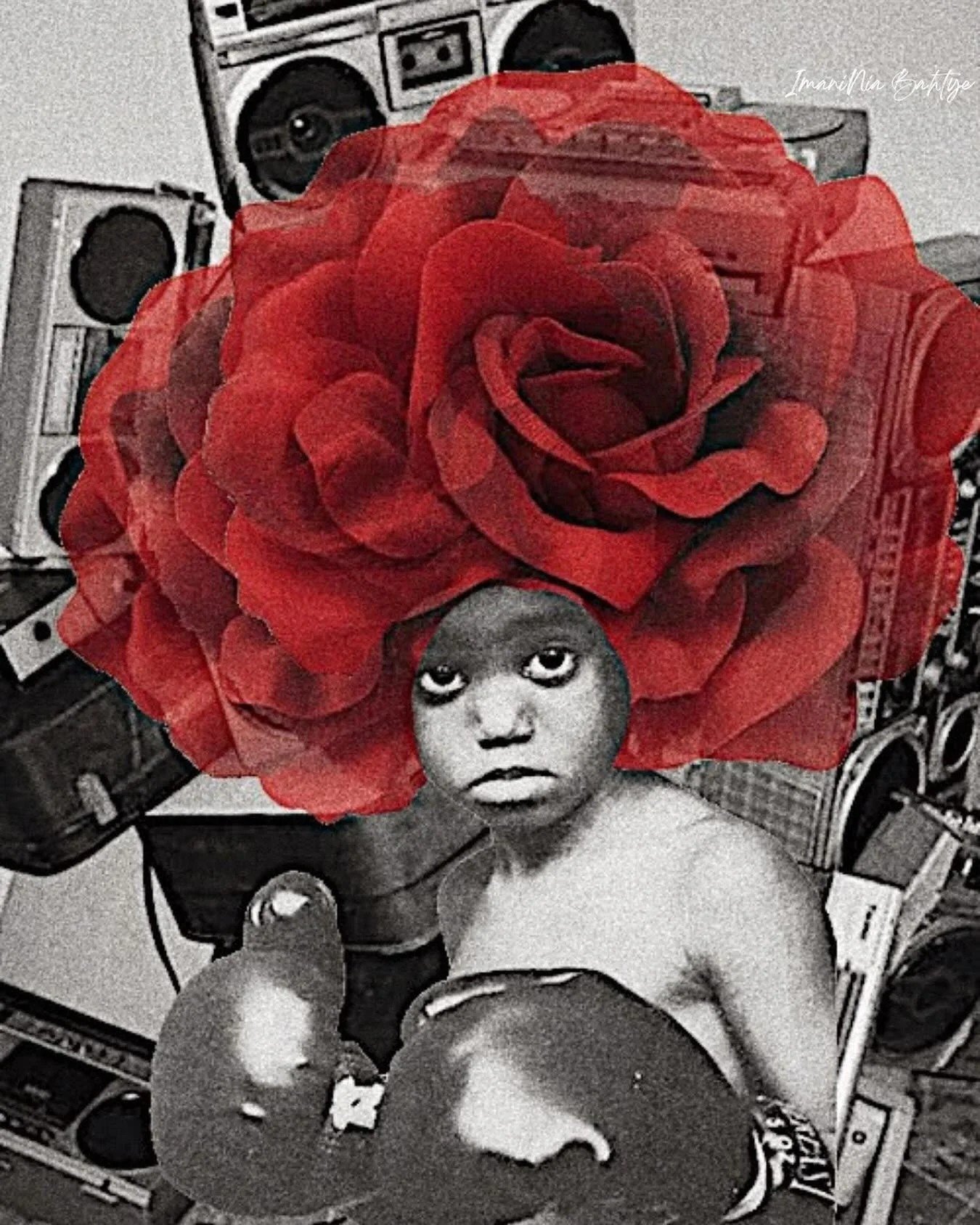 One of my first Collages 
Harlem Rose ‘ 21
#collageart #digitalart #chicagoartist