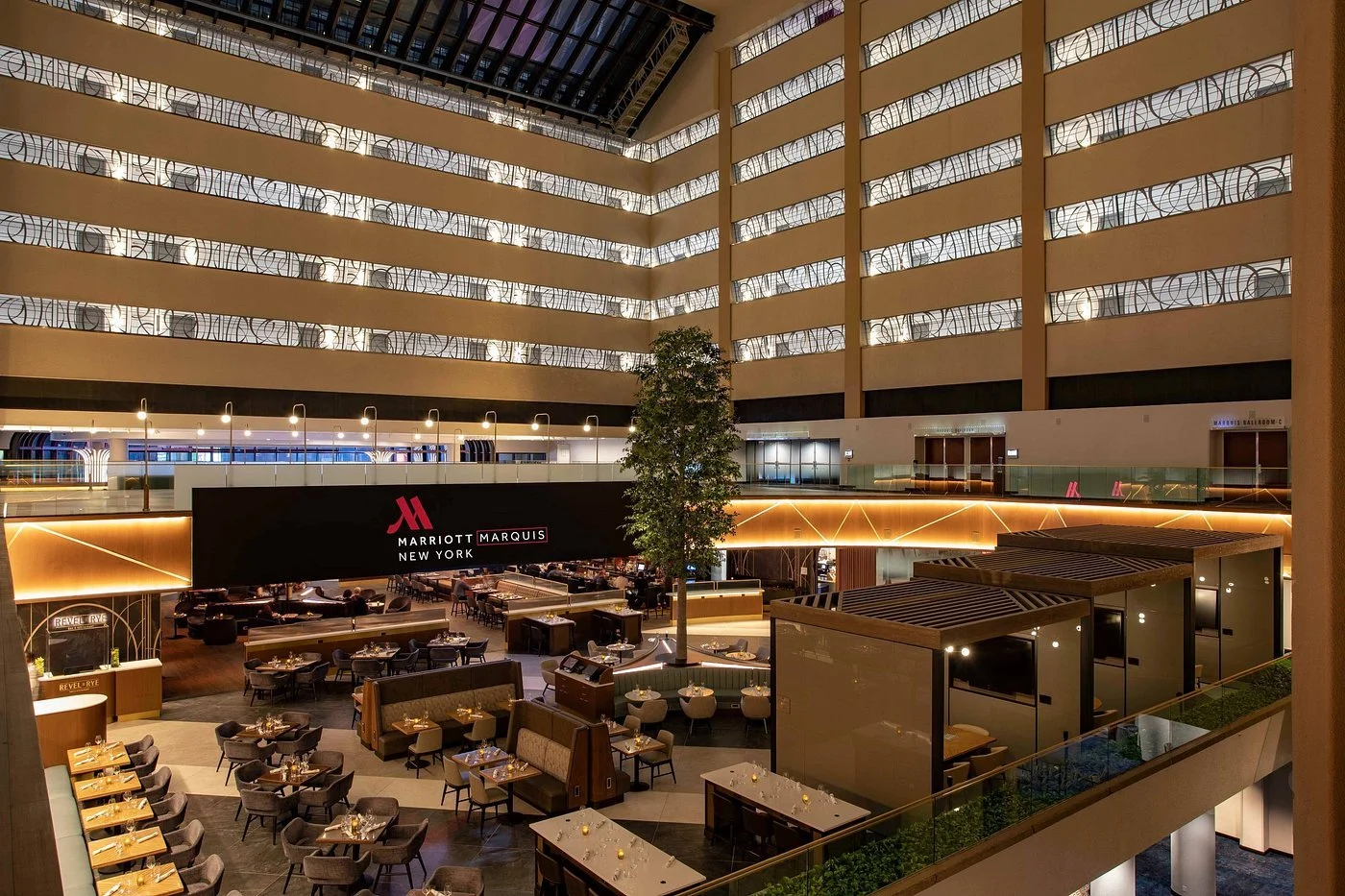 Revel and Rye at the open atrium