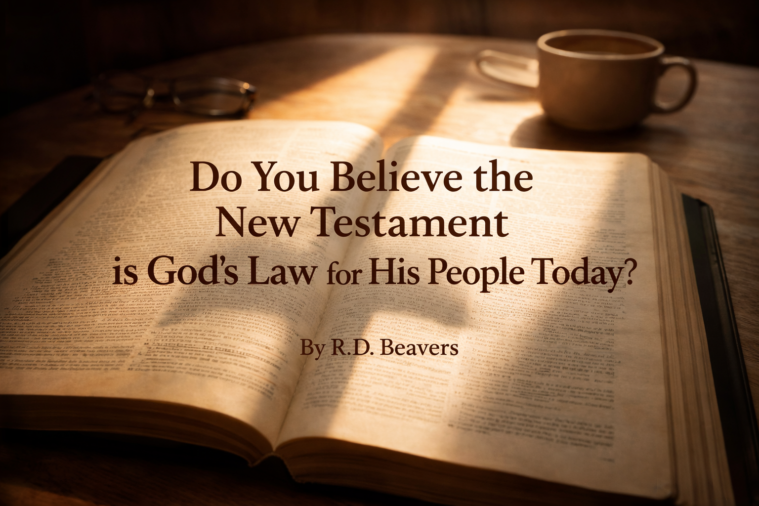 Do You Believe the New Testament is God's Law for His People Today?