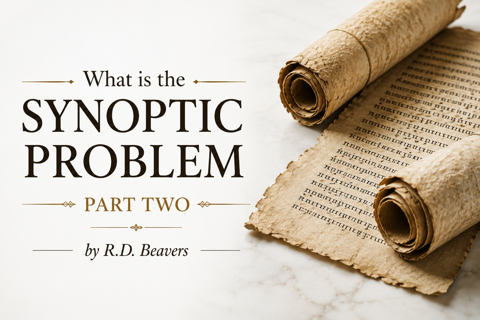 What is the Synoptic Problem? Part Two 