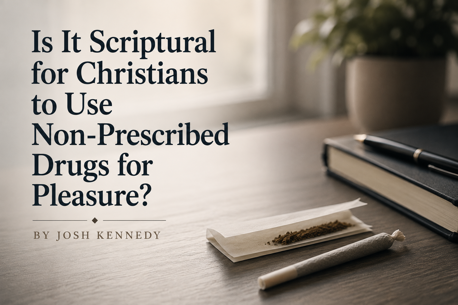 Is It Scriptural for Christians to Use Non-Prescribed Drugs for Pleasure?