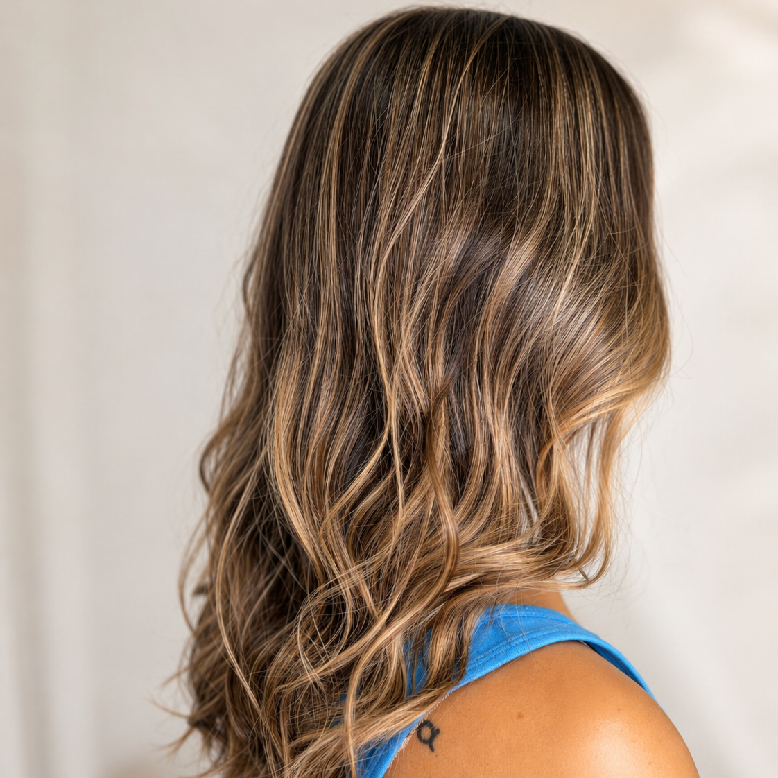 balayage sunkissed by hair stylist in the best hair salon in kendall florida 