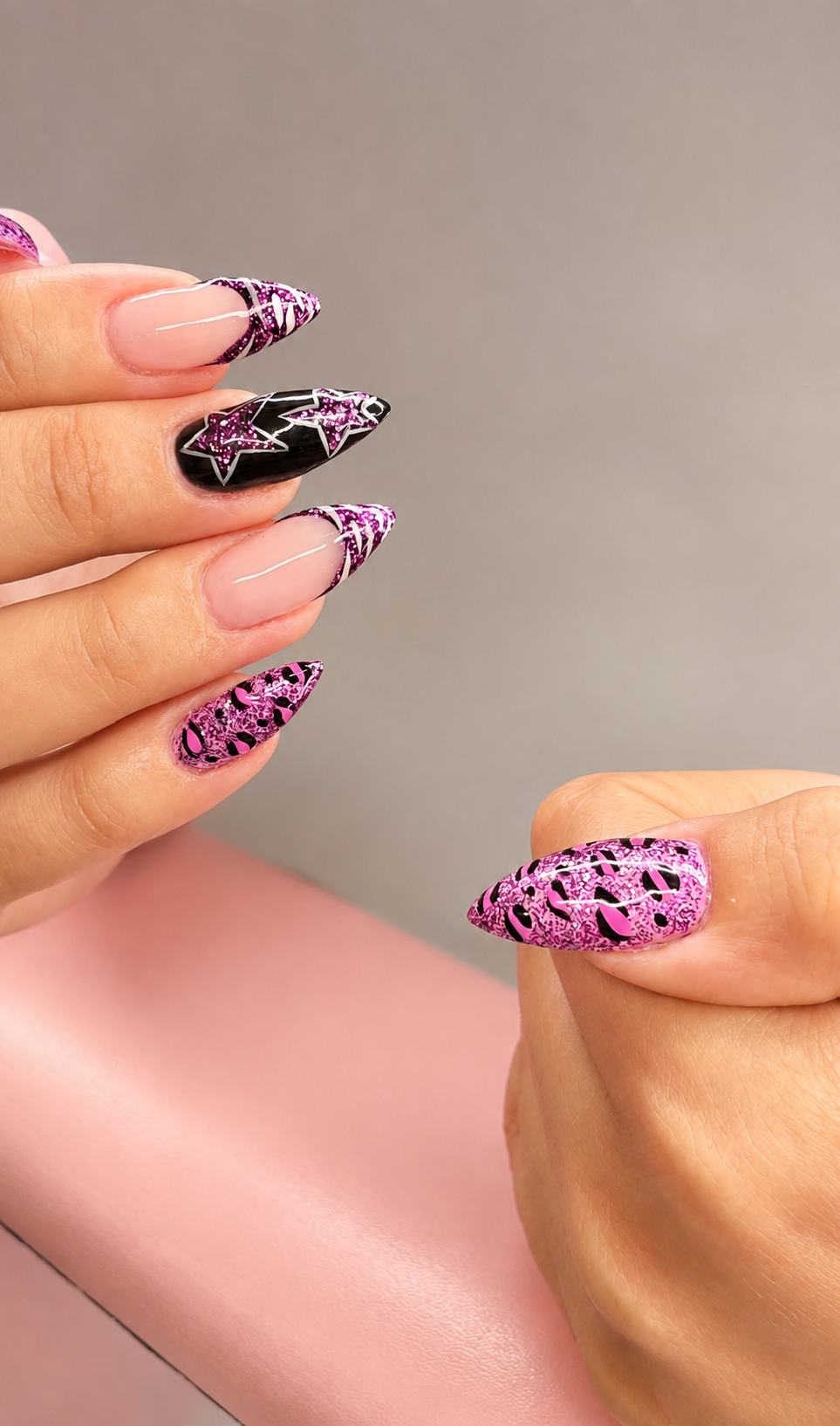 structured gel manicure