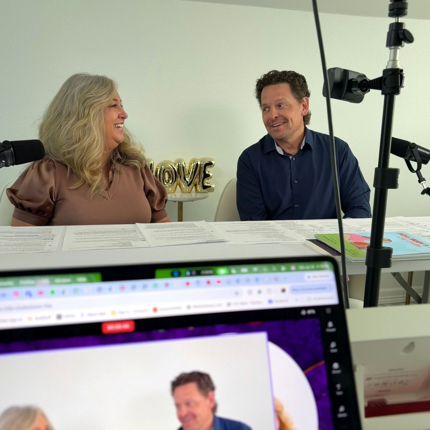 Happy Friday!
Here&rsquo;s a behind-the-scenes glimpse from set when we re-shot our Two Crowns, One Kingdom curriculum a few weeks ago. We&rsquo;re so excited to refresh it after 10+ years &mdash; coming your way soon! 👑💜🏰

#drsjjpodcast #wear2cro