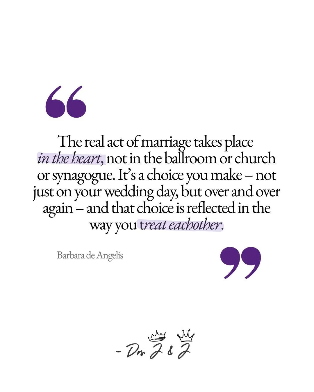 Commitment begins in the heart and shines through your actions 💜

Marriage takes steady effort from now, until death do us part. Don&rsquo;t let your relationship run on autopilot&mdash;it&rsquo;s worth showing up for every day.

What if you both wo