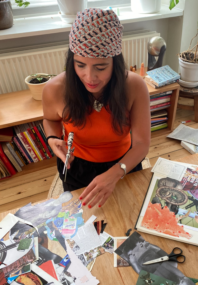 Collageworkshop for familier