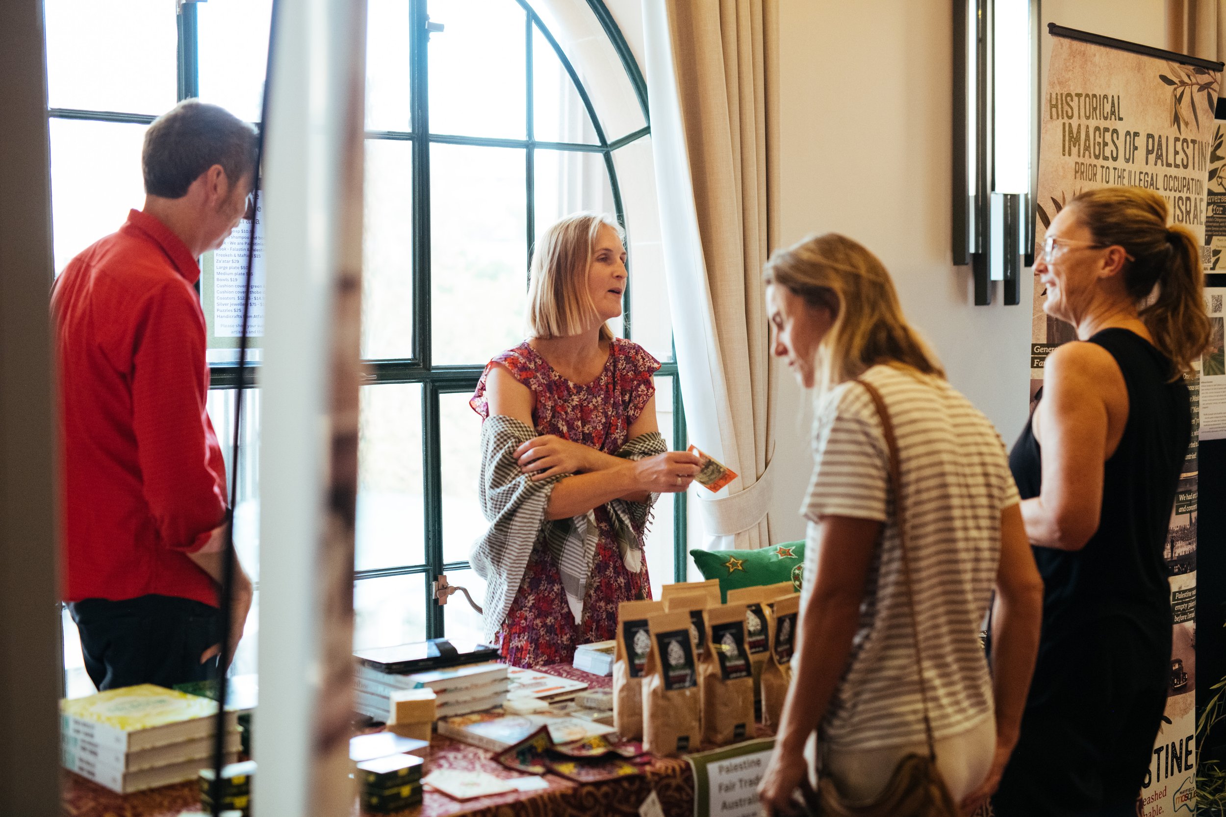Palestine Fair Trade Australia stall