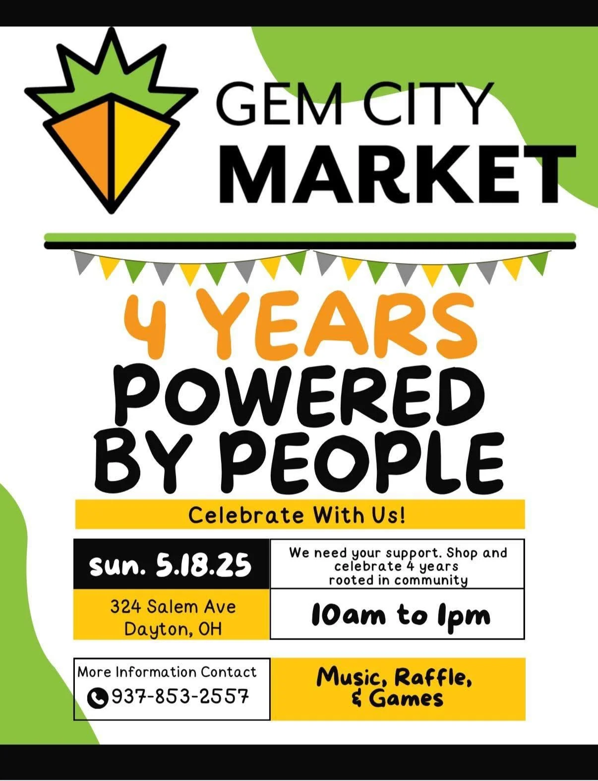 Gem City Market Celebrates Fourth Anniversary!
