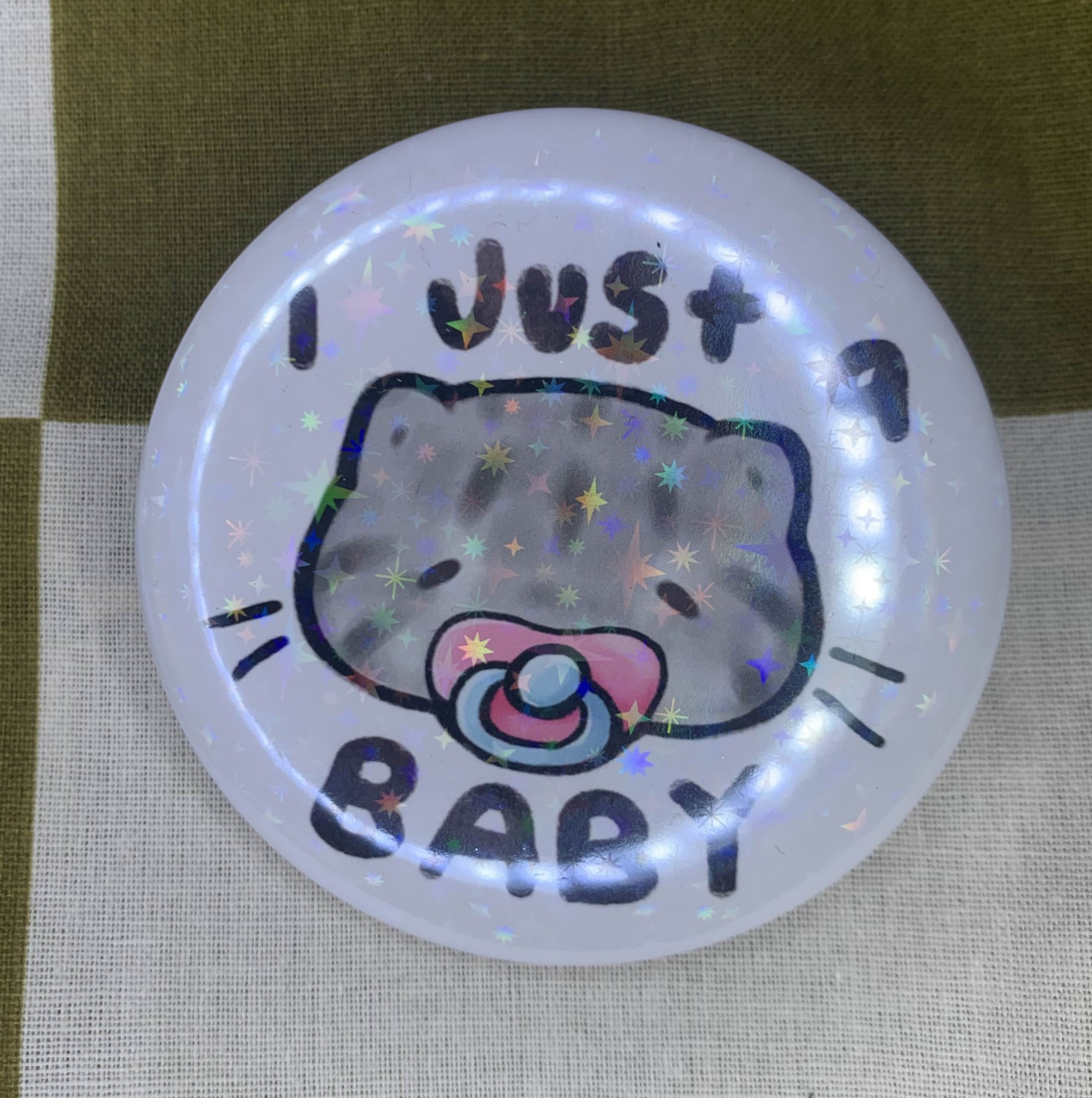 I'm just a baby | Cat Badge