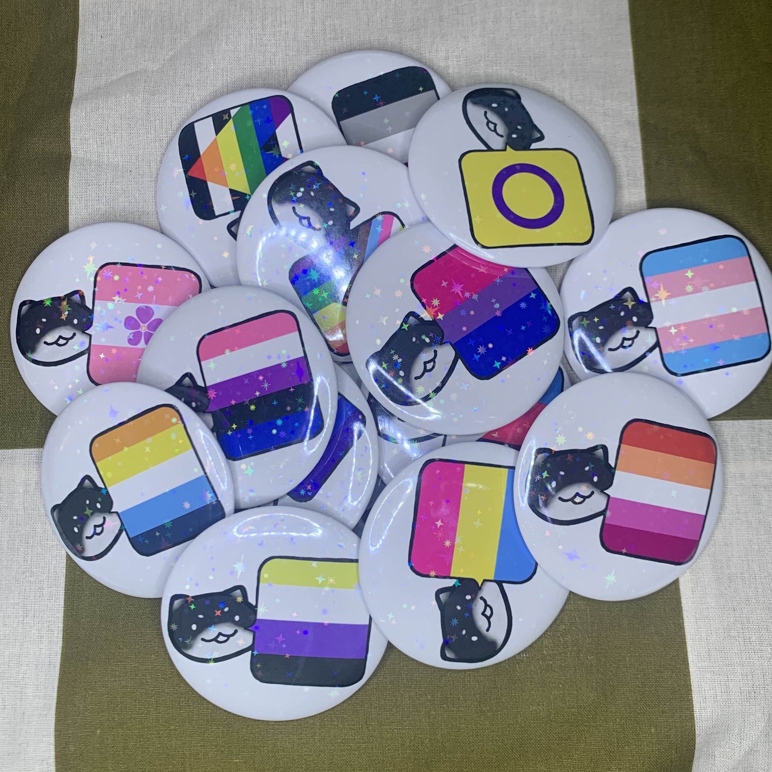 LGBTQIA+ Badge | Cat Badge