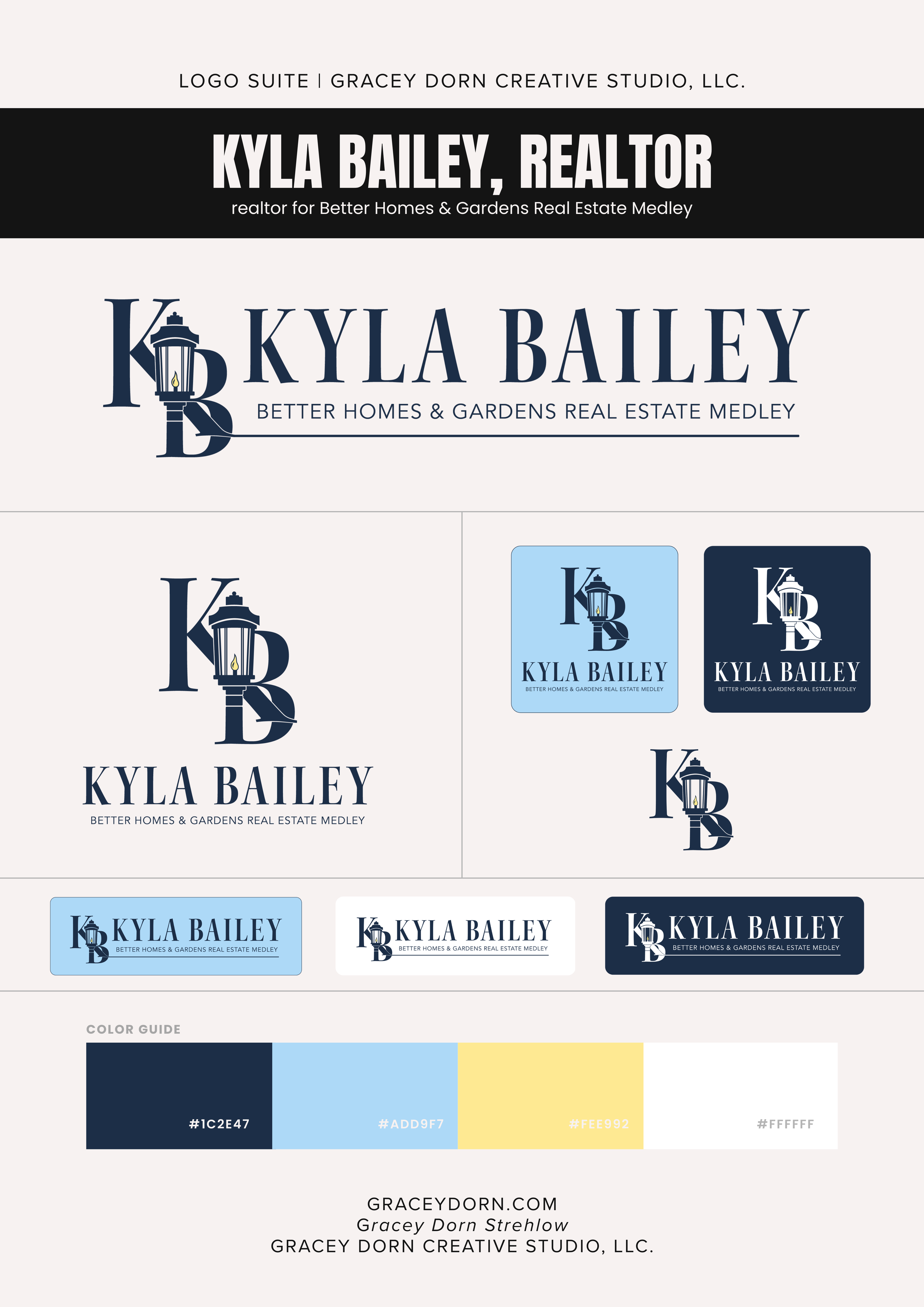 Logo Suite Designed by Gracey Dorn Strehlow, Gracey Dorn Creative Studio, LLC.