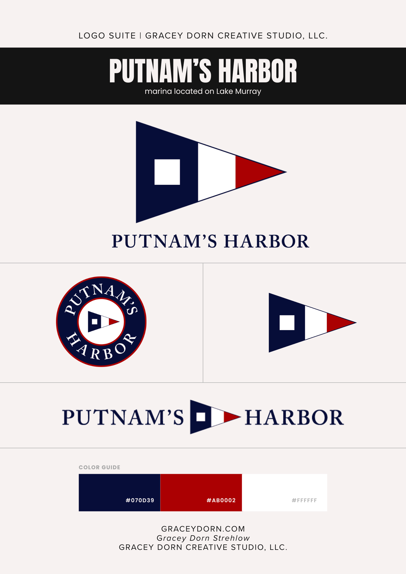 Logo Suite Designed by Gracey Dorn Strehlow, Gracey Dorn Creative Studio, LLC.