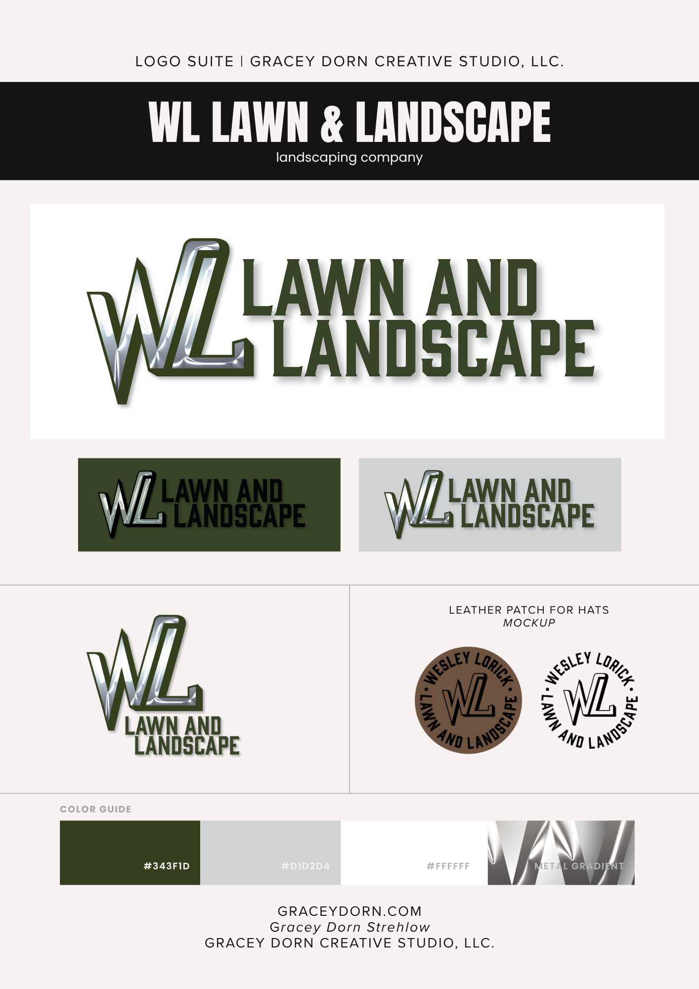 Logo Suite Designed by Gracey Dorn Strehlow, Gracey Dorn Creative Studio, LLC.