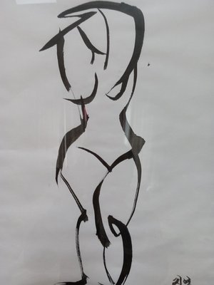 Figure Study2 : I think of a human figure as an energetic manifestation of cosmic energy.