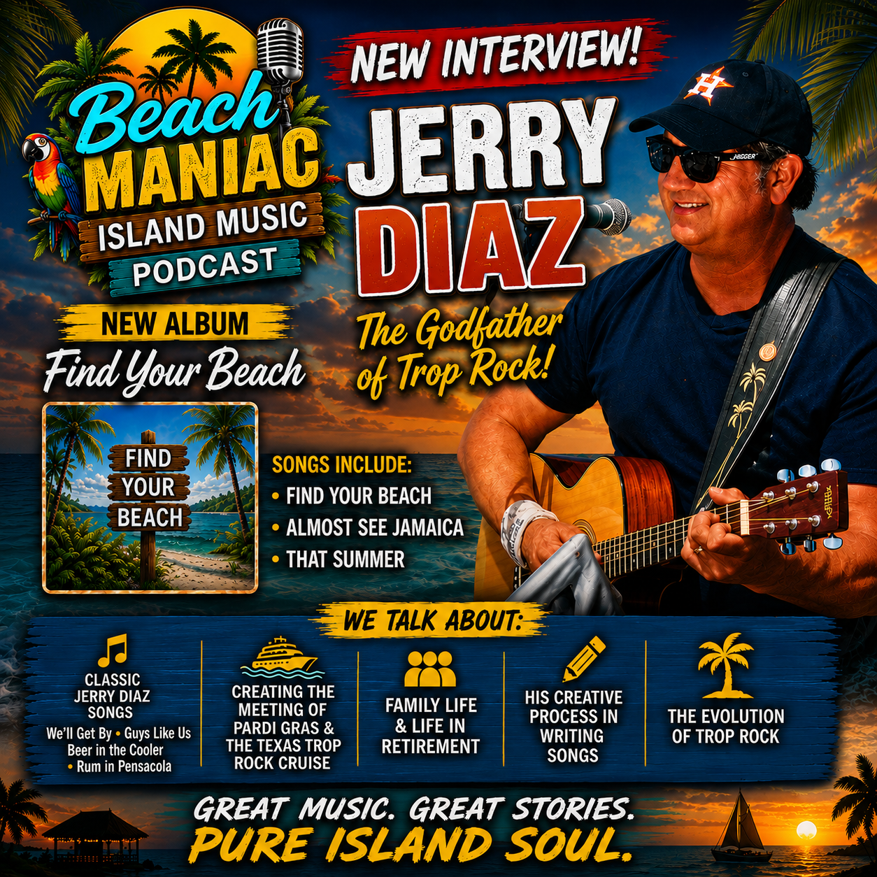 Jerry Diaz, the Godfather of Trop Rock