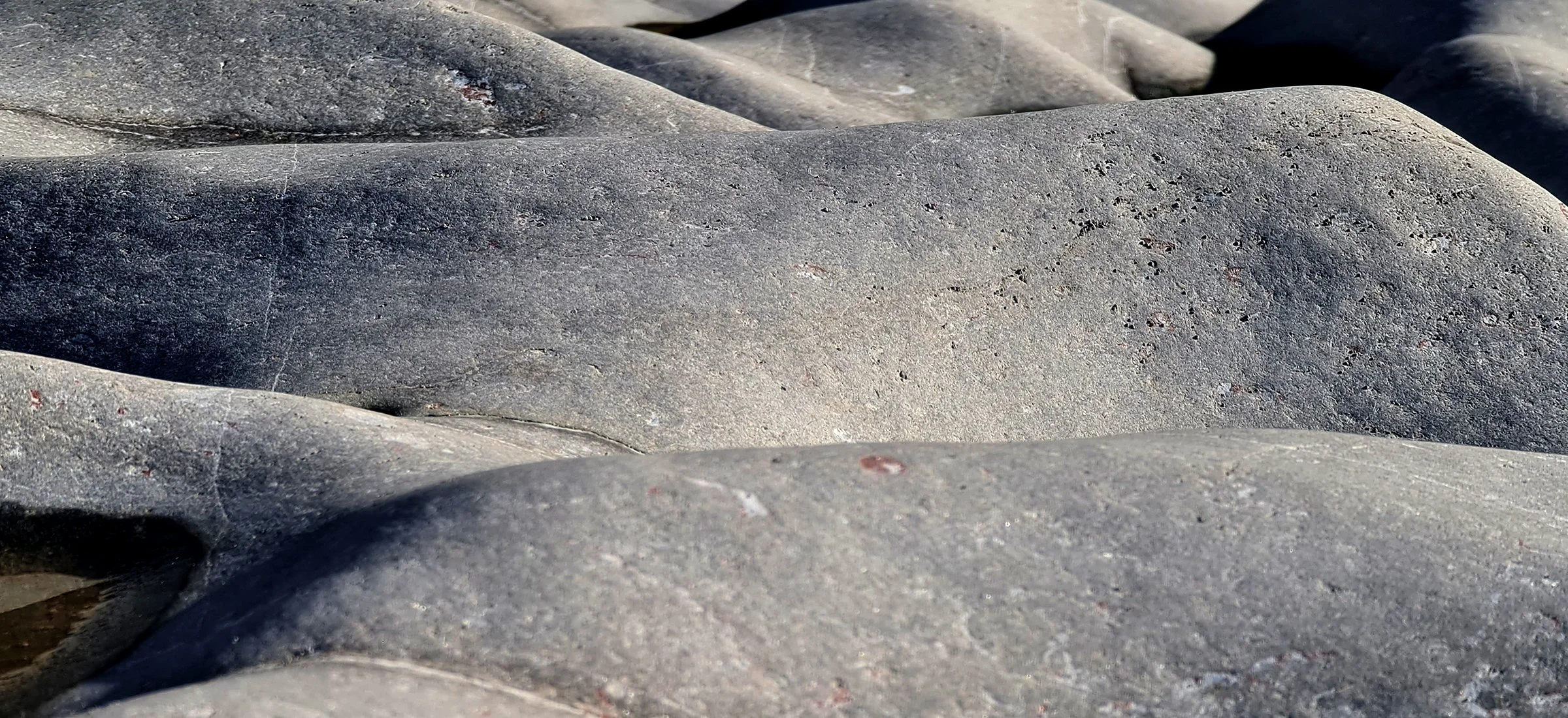 smooth textured boulder