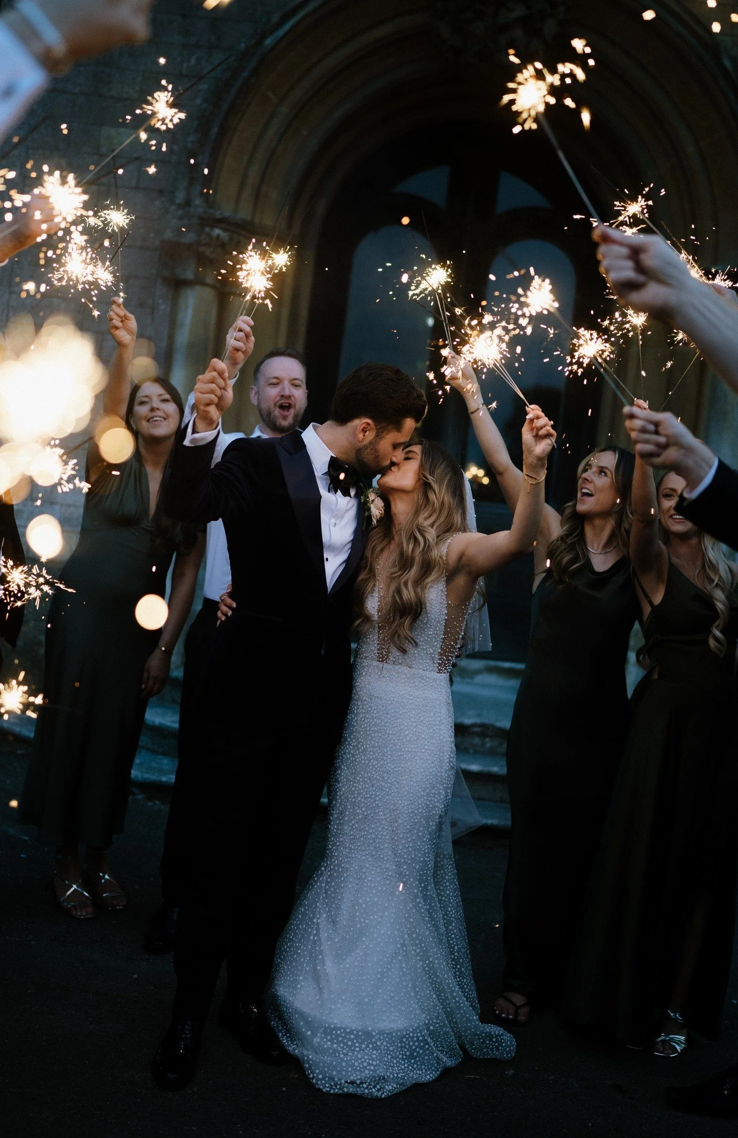 A sparkler exit at Grittleton House will never not be iconic.⁣
 ✨ ⁣
There&rsquo;s always a moment in the evening where everything feels a bit magical&hellip; The music&rsquo;s loud, everyone&rsquo;s tipsy and your favourite people are waving sparkler