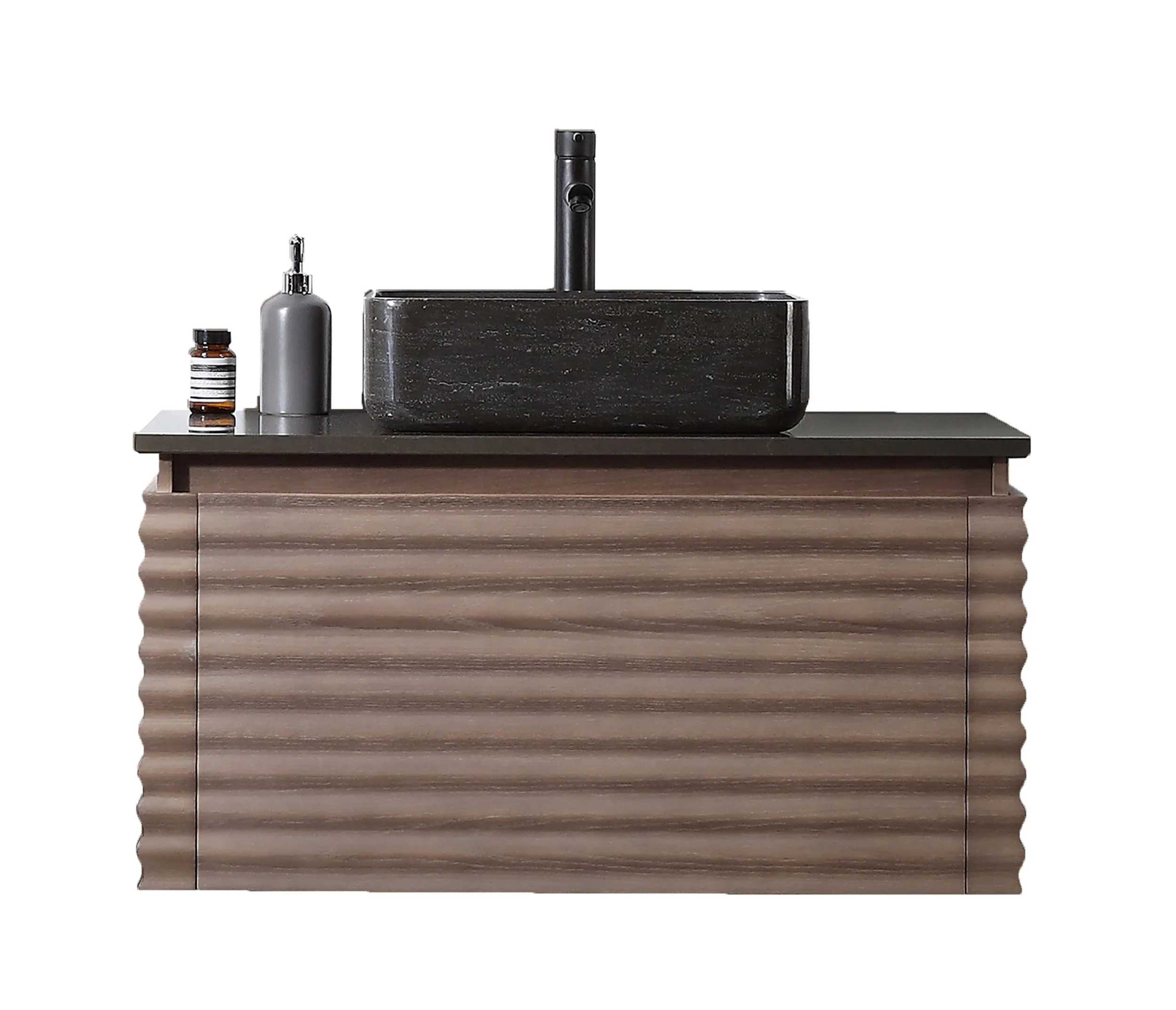 36” Chestnut Oak Wall Mount Vanity