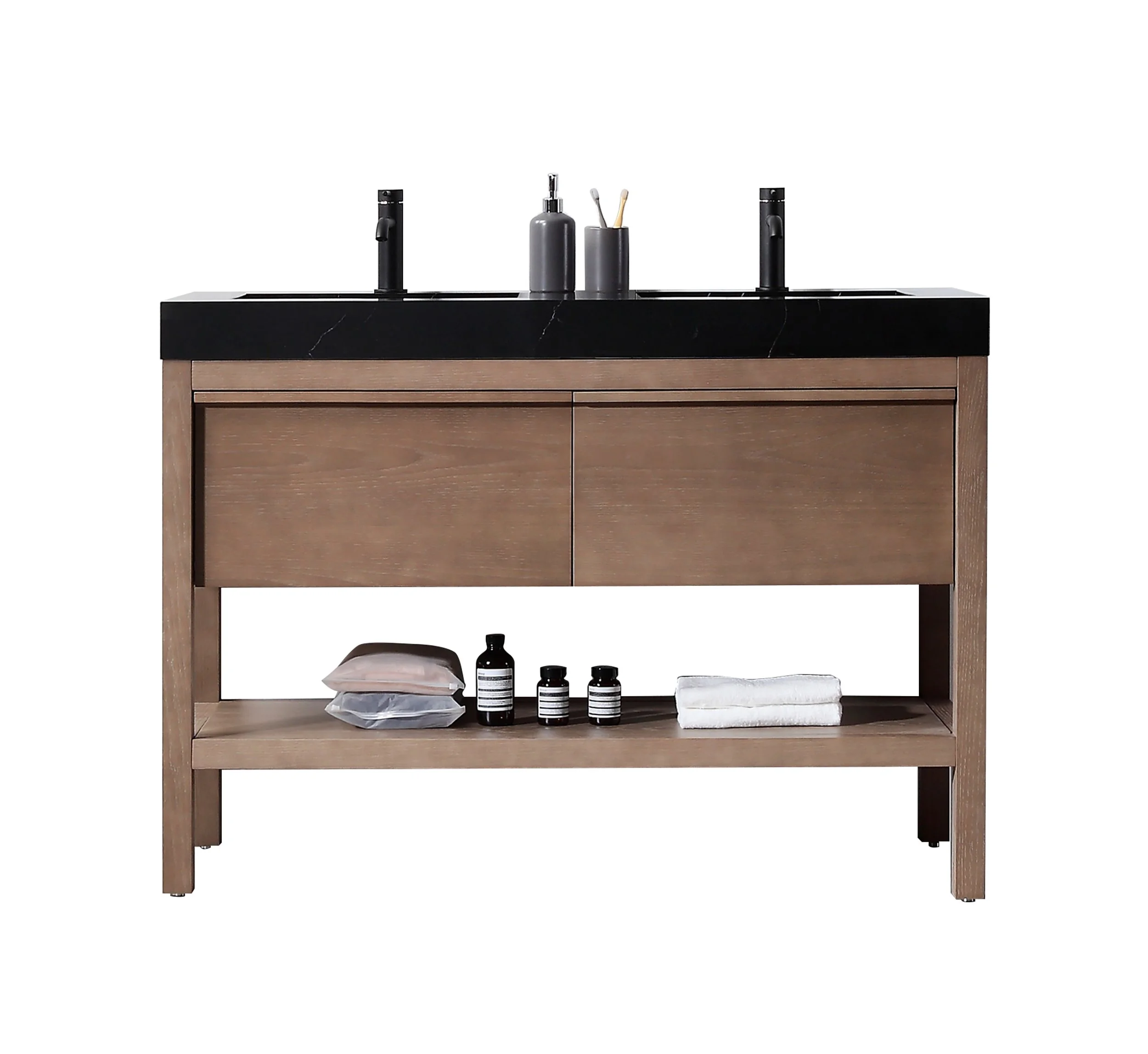 48" Chestnut Oak Freestanding Vanity