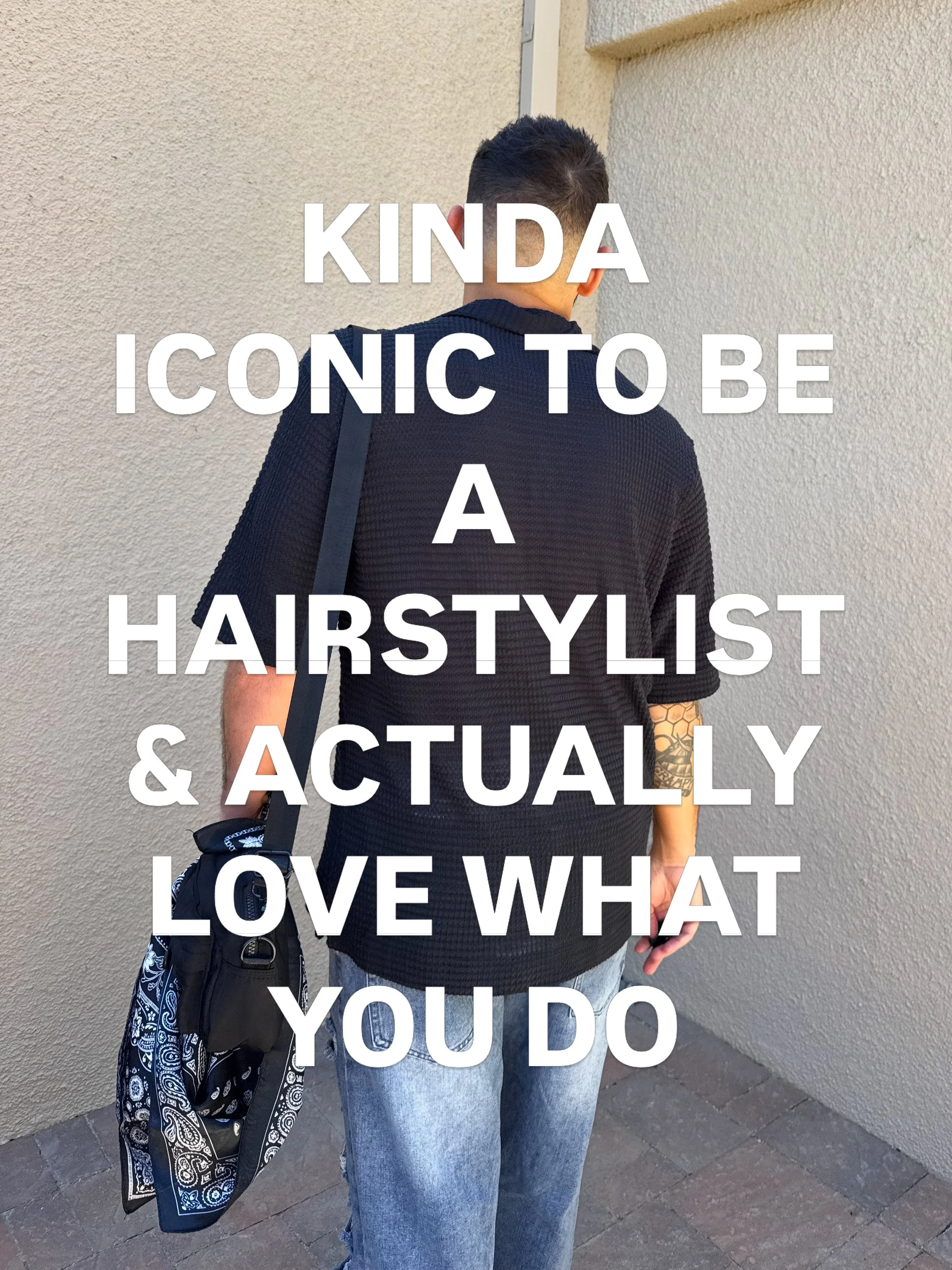 Kinda iconic, right? 🖤 #iconic #kindaiconic #dougoconnell #hairstylistlife #hairstylist