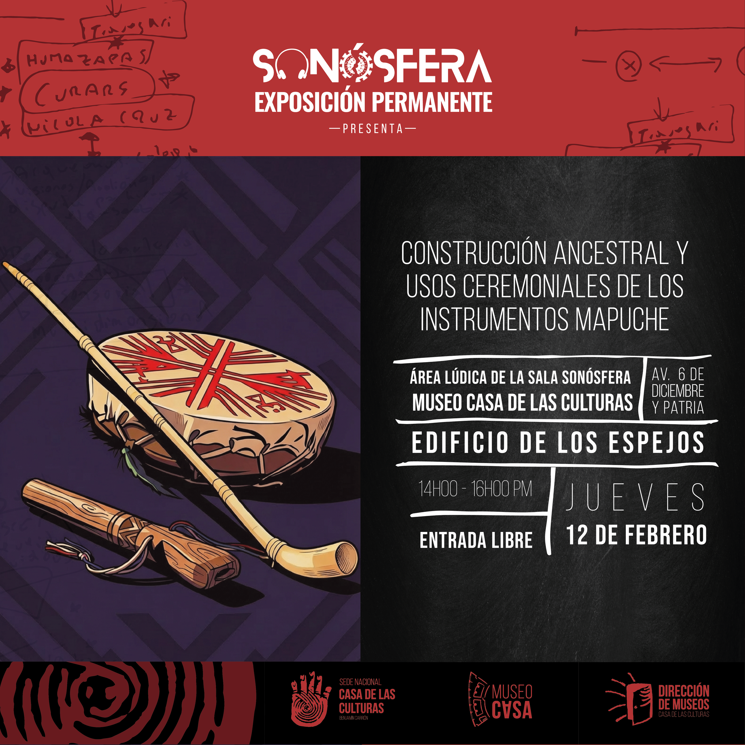 Construcción ancestral y uso de instumentos mapuche