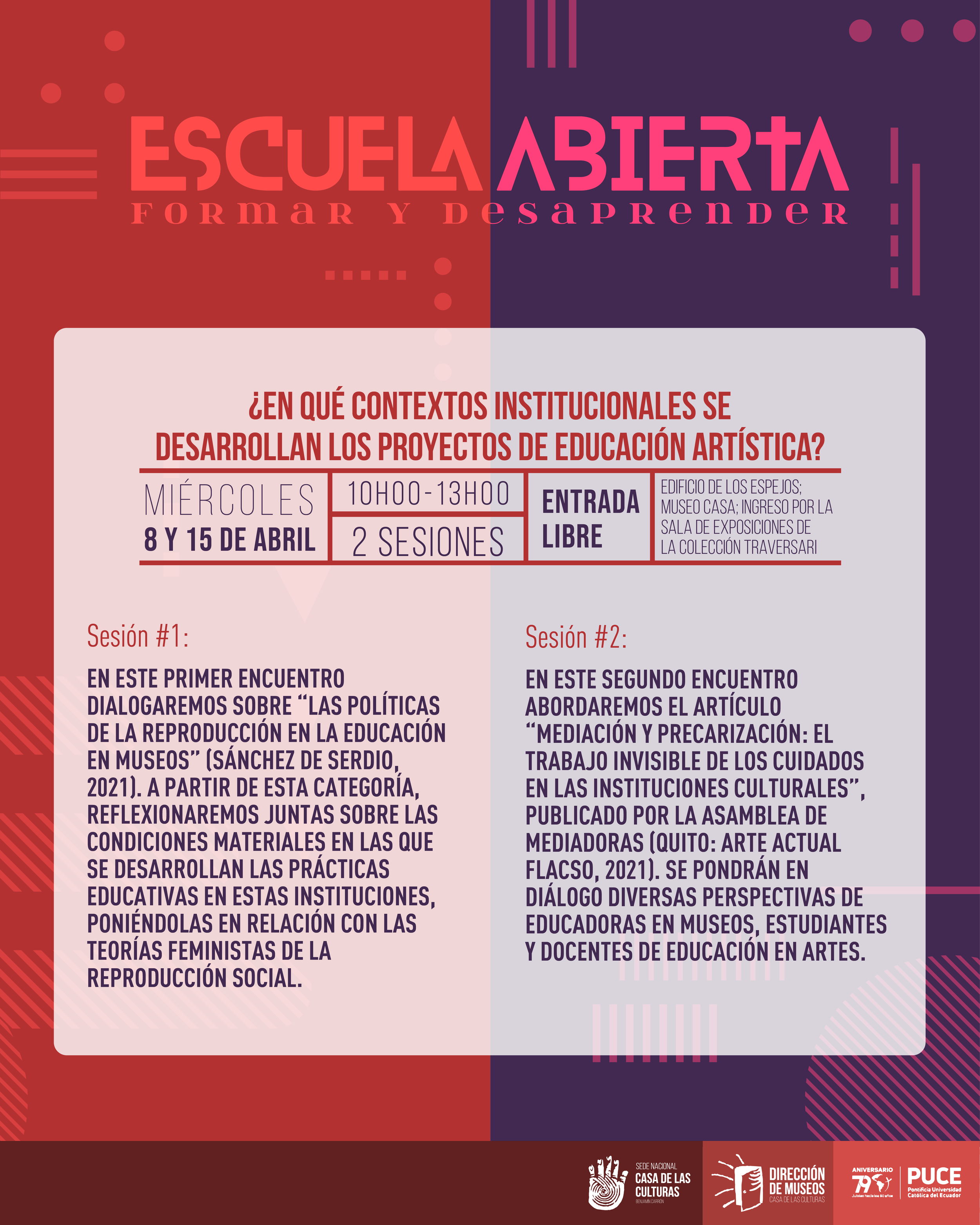 CONFERENCIA: EDUCACIÓN ARTÍSTICA