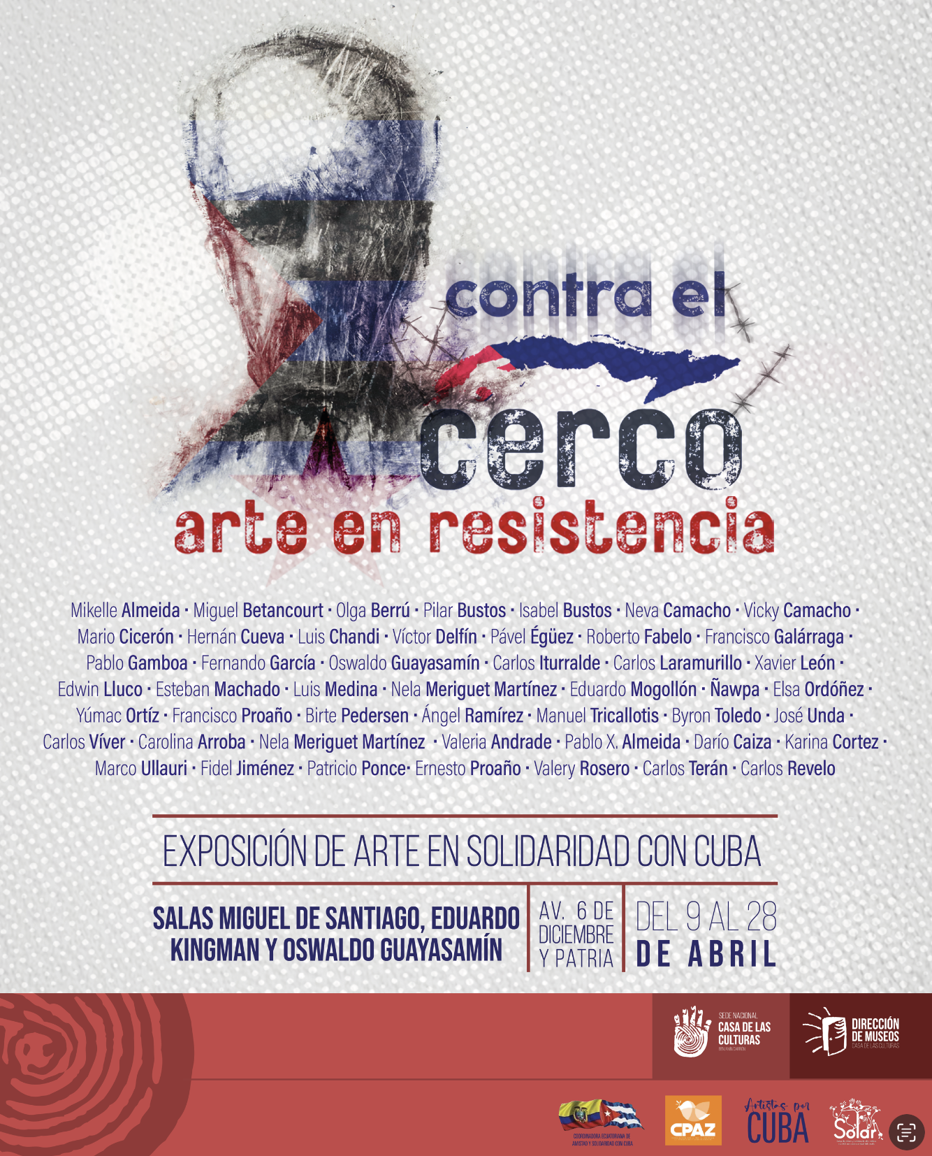 Exposición de Arte en Solidaridad con Cuba