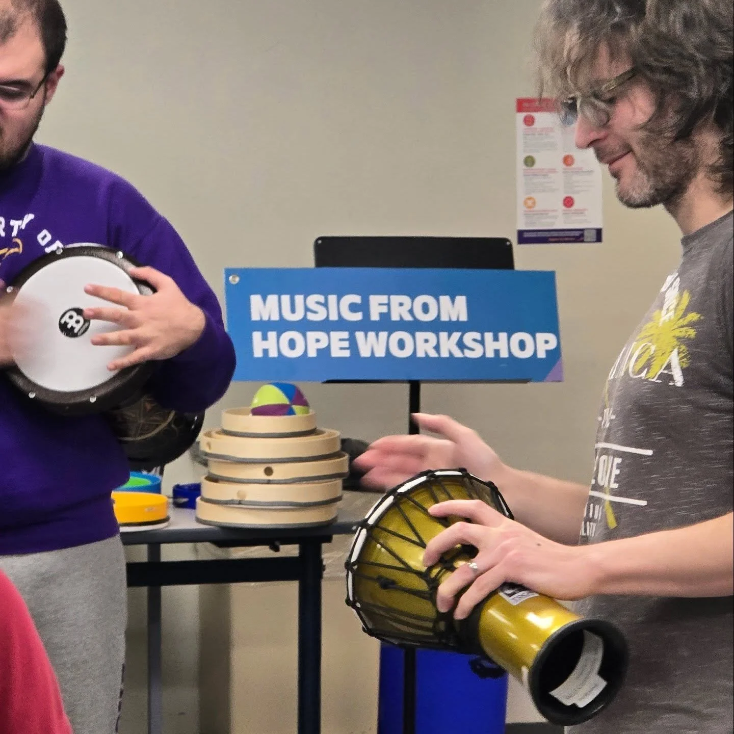 @wilfridlaurierun in Kitchener Ontario by @lauriercommunitymusic to facilitate a workshop for @lauriermusic  students on using music in community settings.