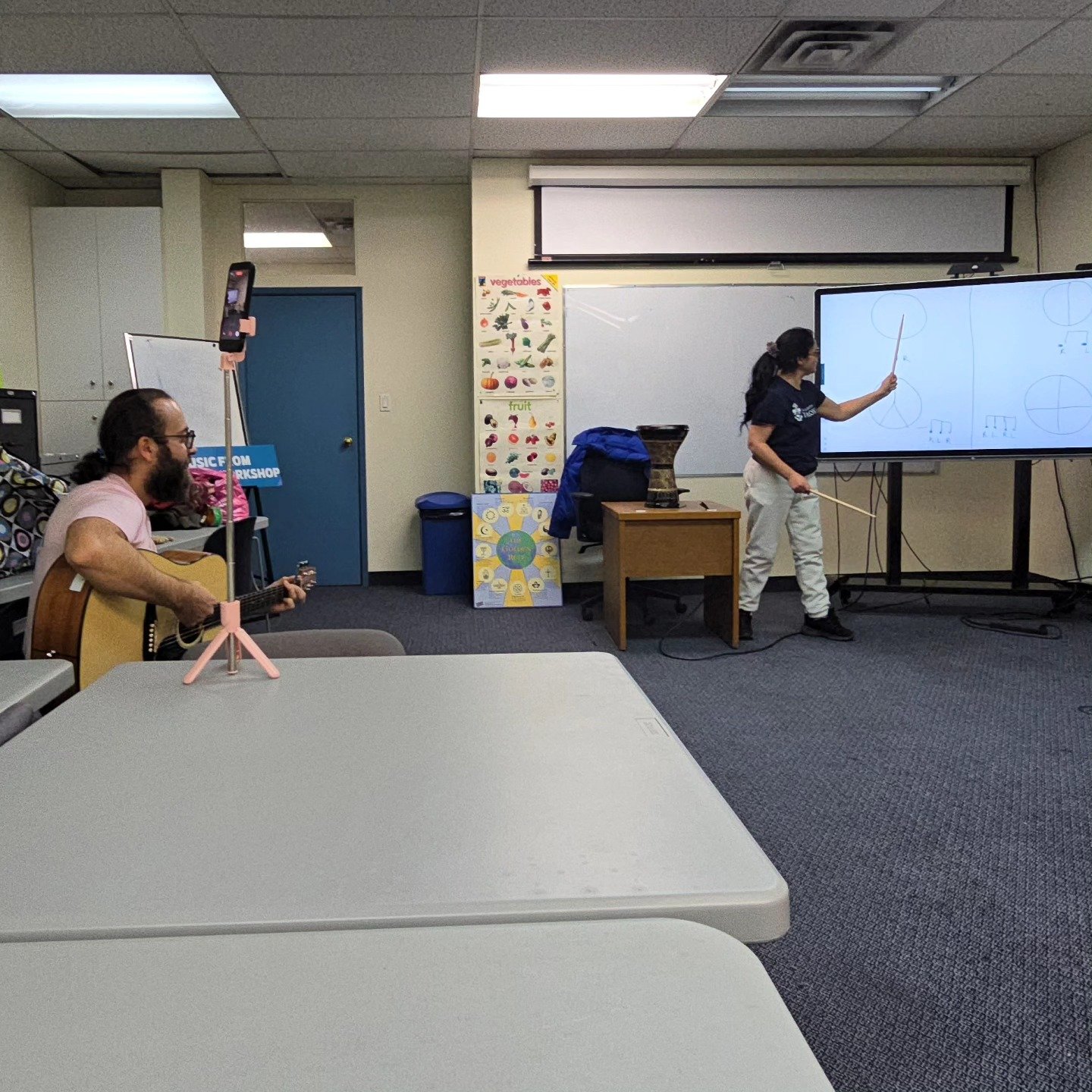 Music from hope facilitated music making workshop for adults . Part of our ongoing collaboration with Canadian center for the victim of torture in Toronto. @ccvt_toronto 