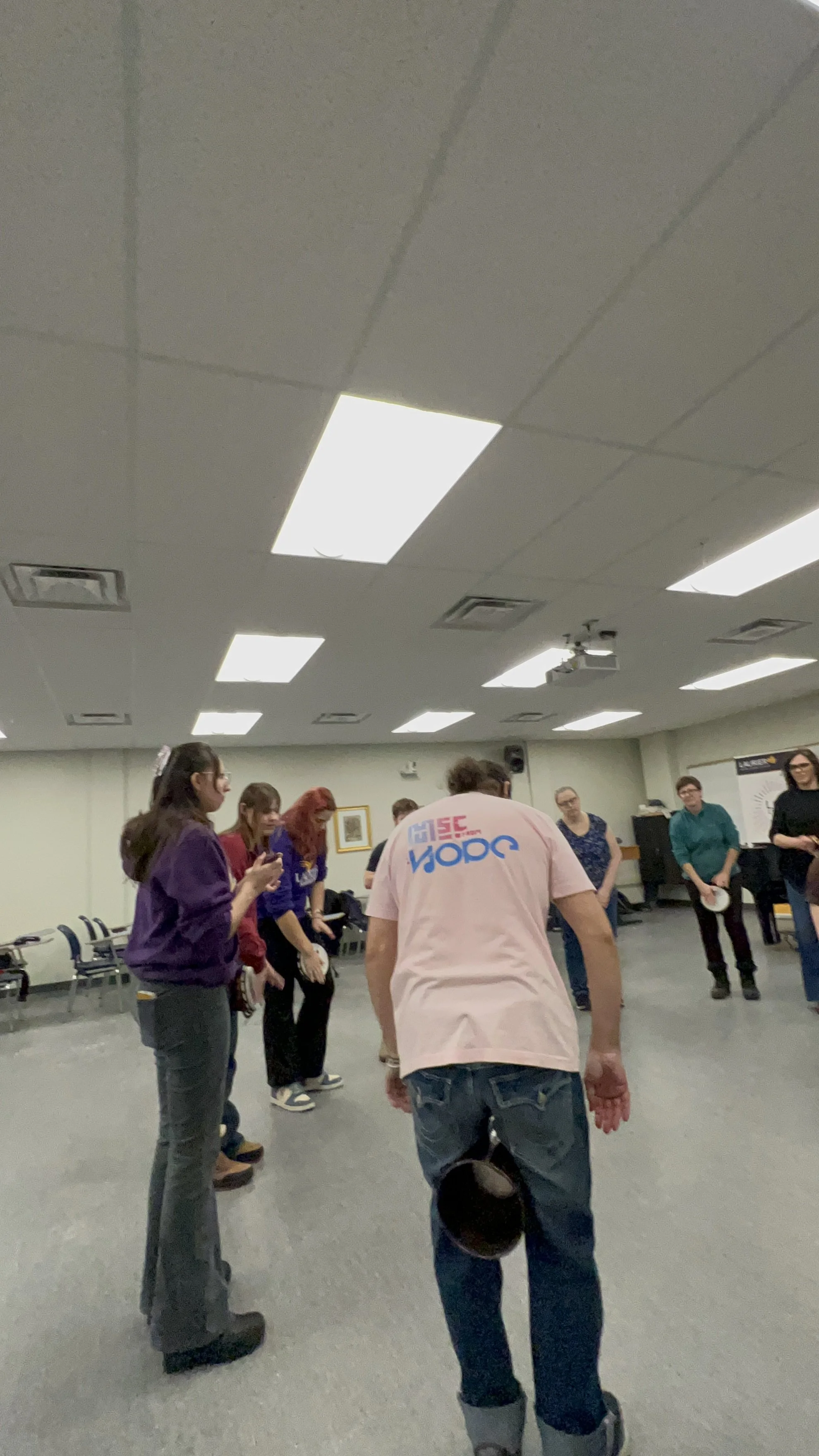 @wilfridlaurierun in Kitchener Ontario by @lauriercommunitymusic to facilitate a workshop for @lauriermusic  students on using music in community settings.