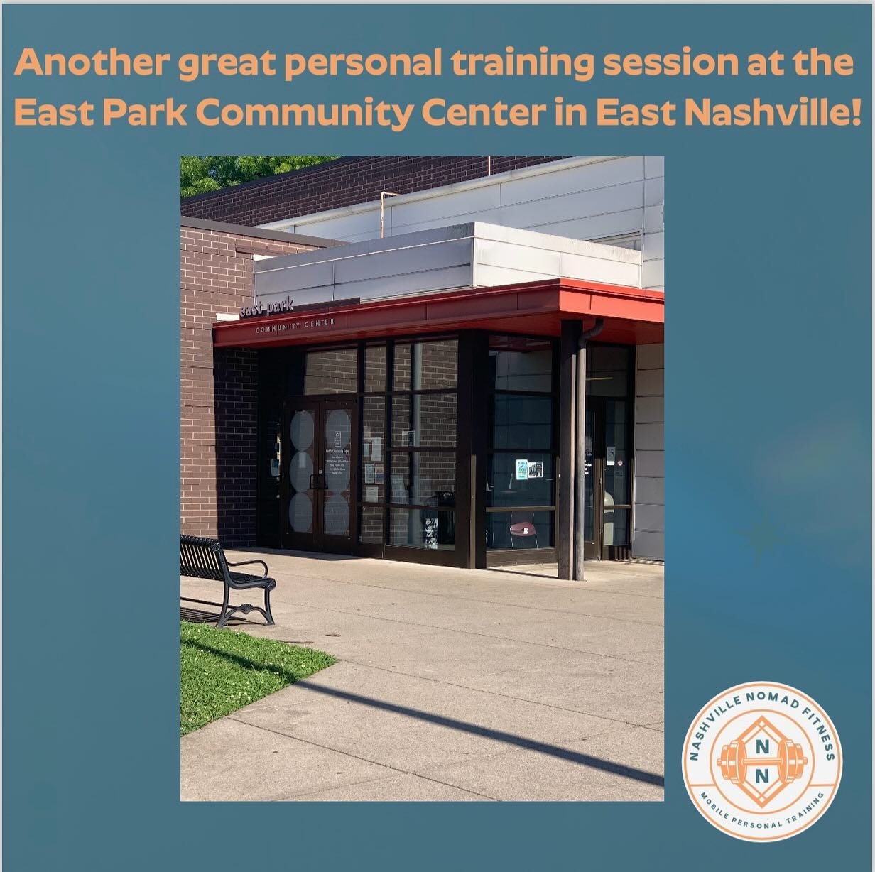 Love training one of my favorite clients at the East Park Community Center in East Nashville!!

A request came in asking if I would train them at this facility, went to check out the space, and happily obliged!  Fantastic gym with all the equipment t