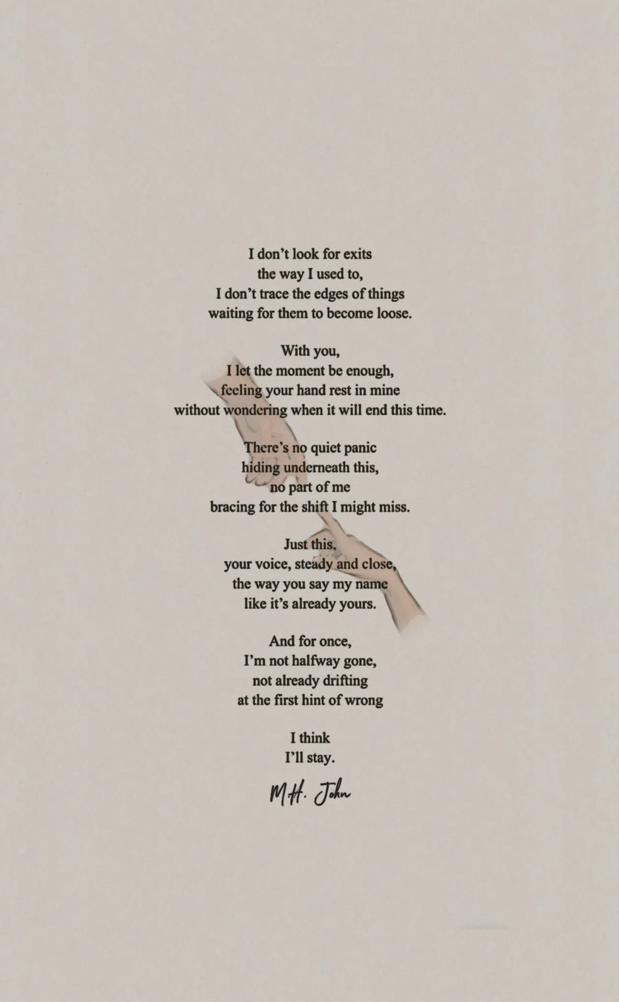 I Think I'lll Stay Here This Time