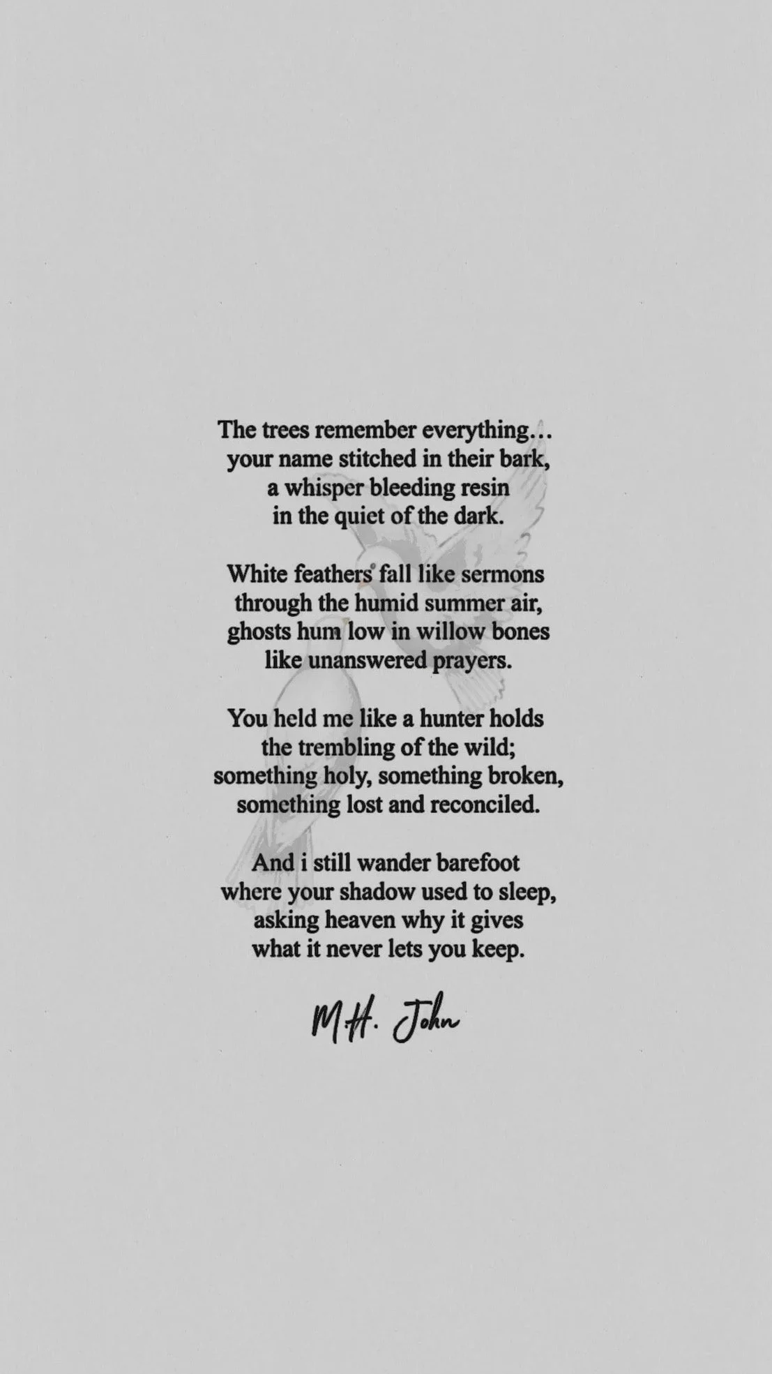 White Feather Prayer