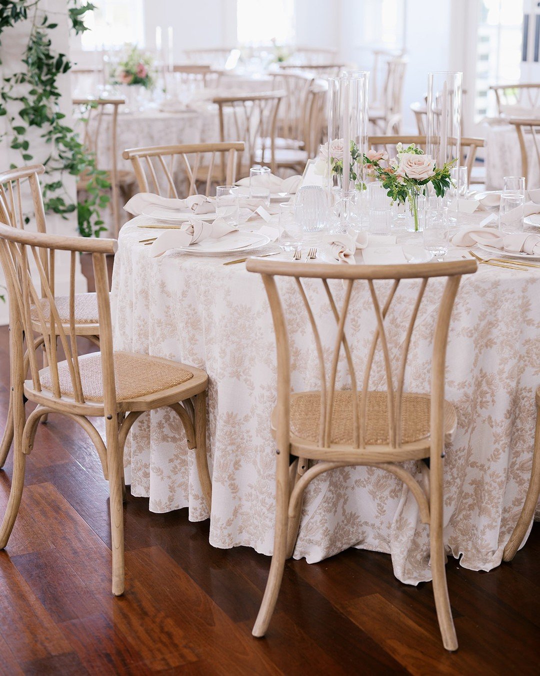 Soft florals, natural textures, and candlelight come together to create a romantic garden-inspired reception indoors

Planning: @walsh.events
Photography: @davidandtiffanyphotography
Venue: @uppershirley @uppershirleyweddings
Videography: @reminiscen