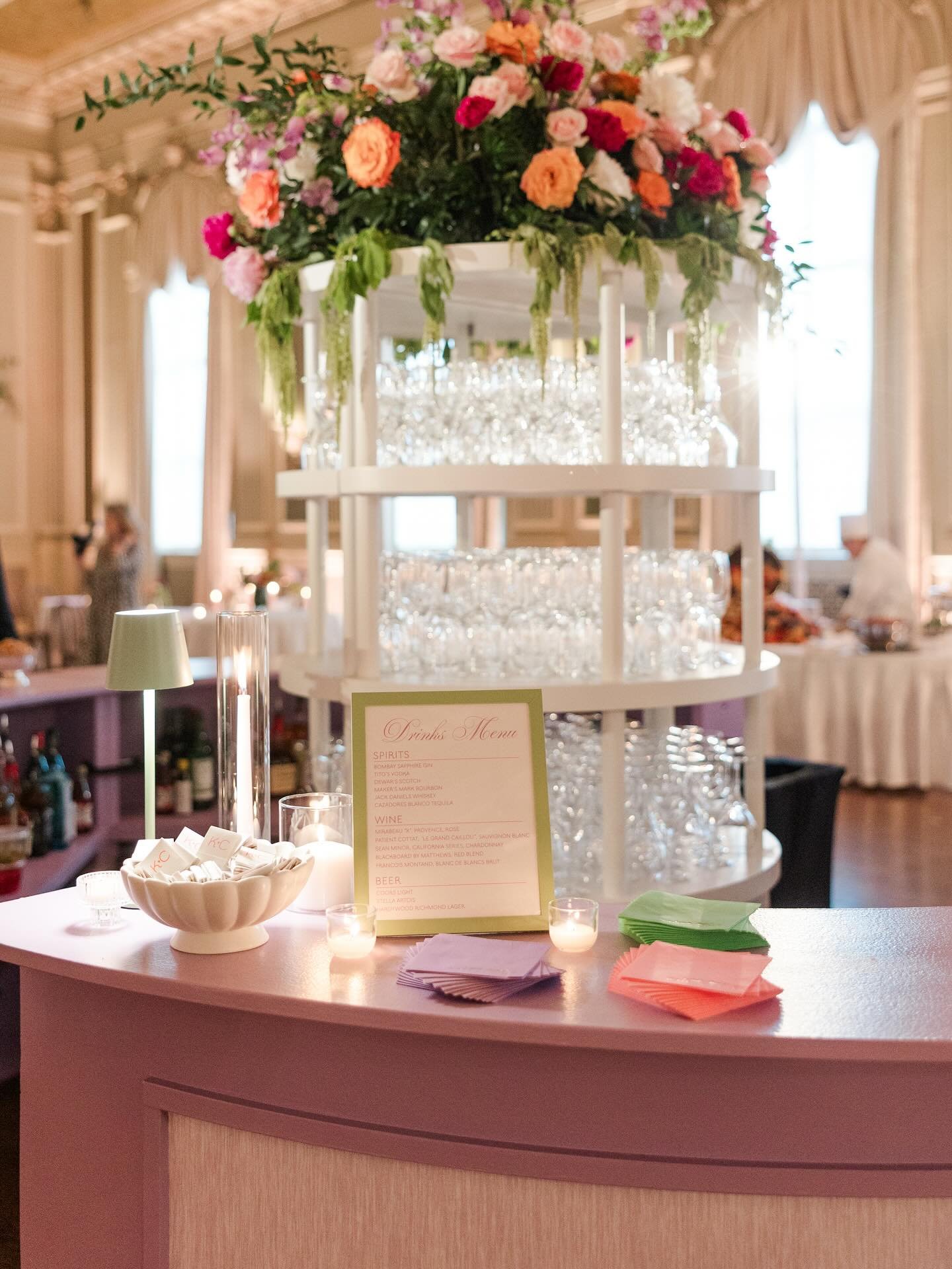 Kate and Cole&rsquo;s wedding was a celebration of color - carefully curated from the start. From our very first meeting, Kate came with a vibrant palette in mind&mdash;and that vision never wavered. Shades of purple, pink, orange, and green wove the