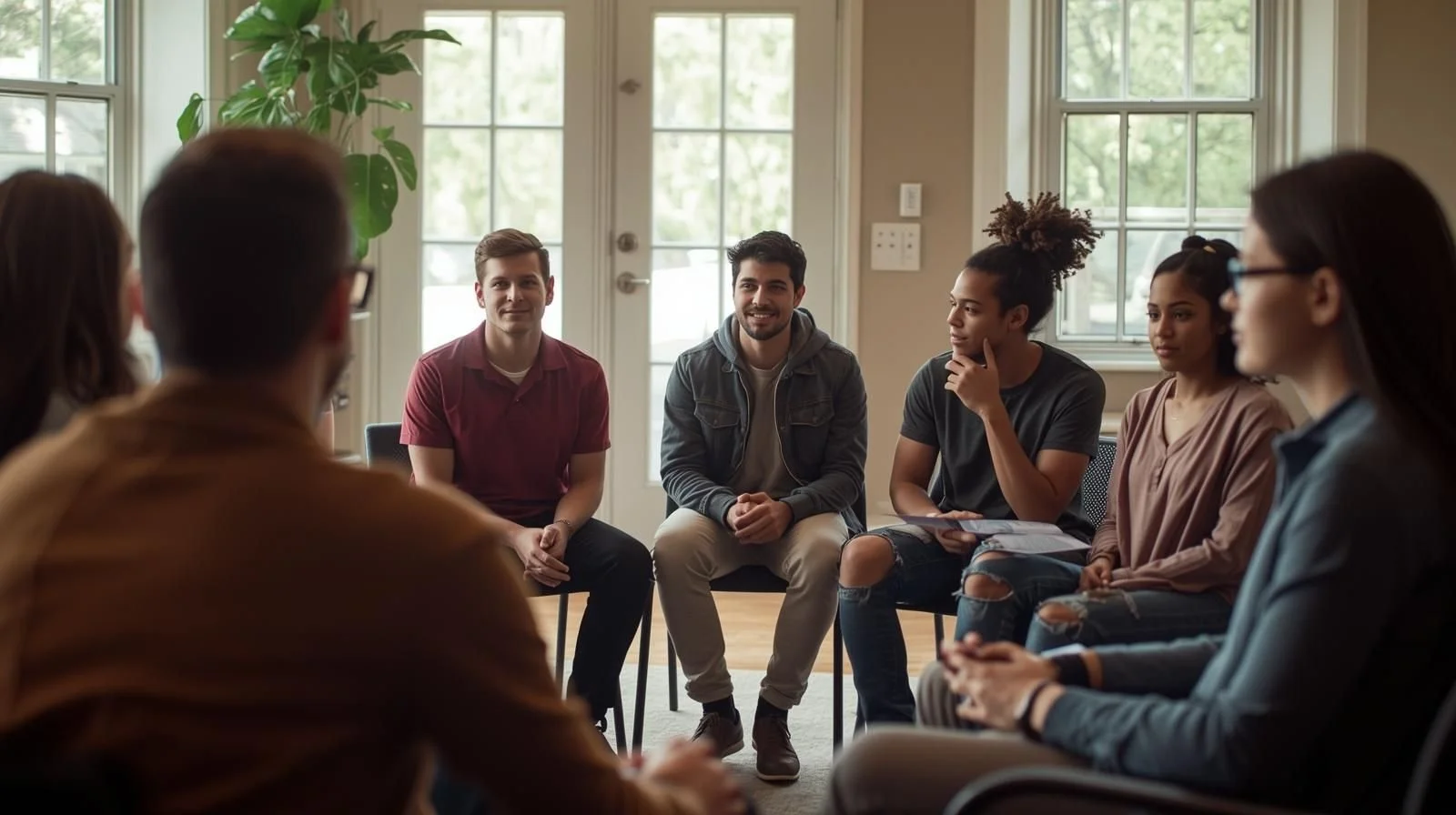 A group meeting for their gambling problems in Calgary.