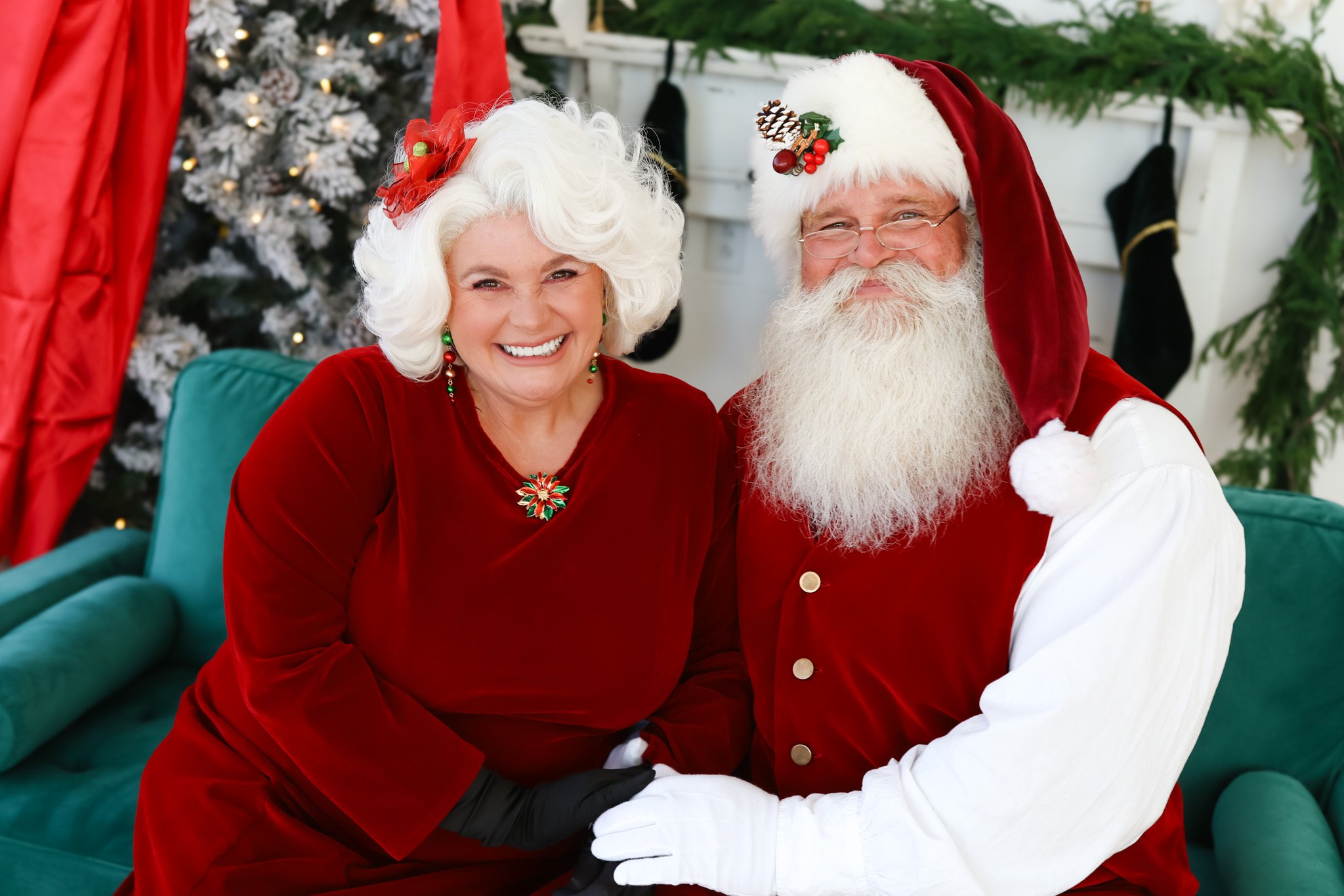Santa Miles and Mrs. Claus Minis at Third Daughter Studios
