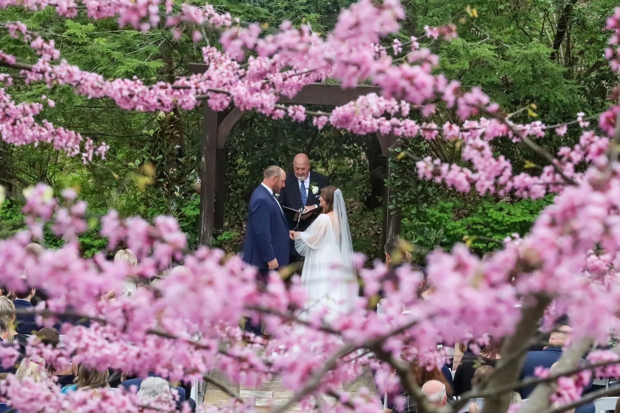 Lookout Mountain wedding ceremony photographed by Elle Tee Photography