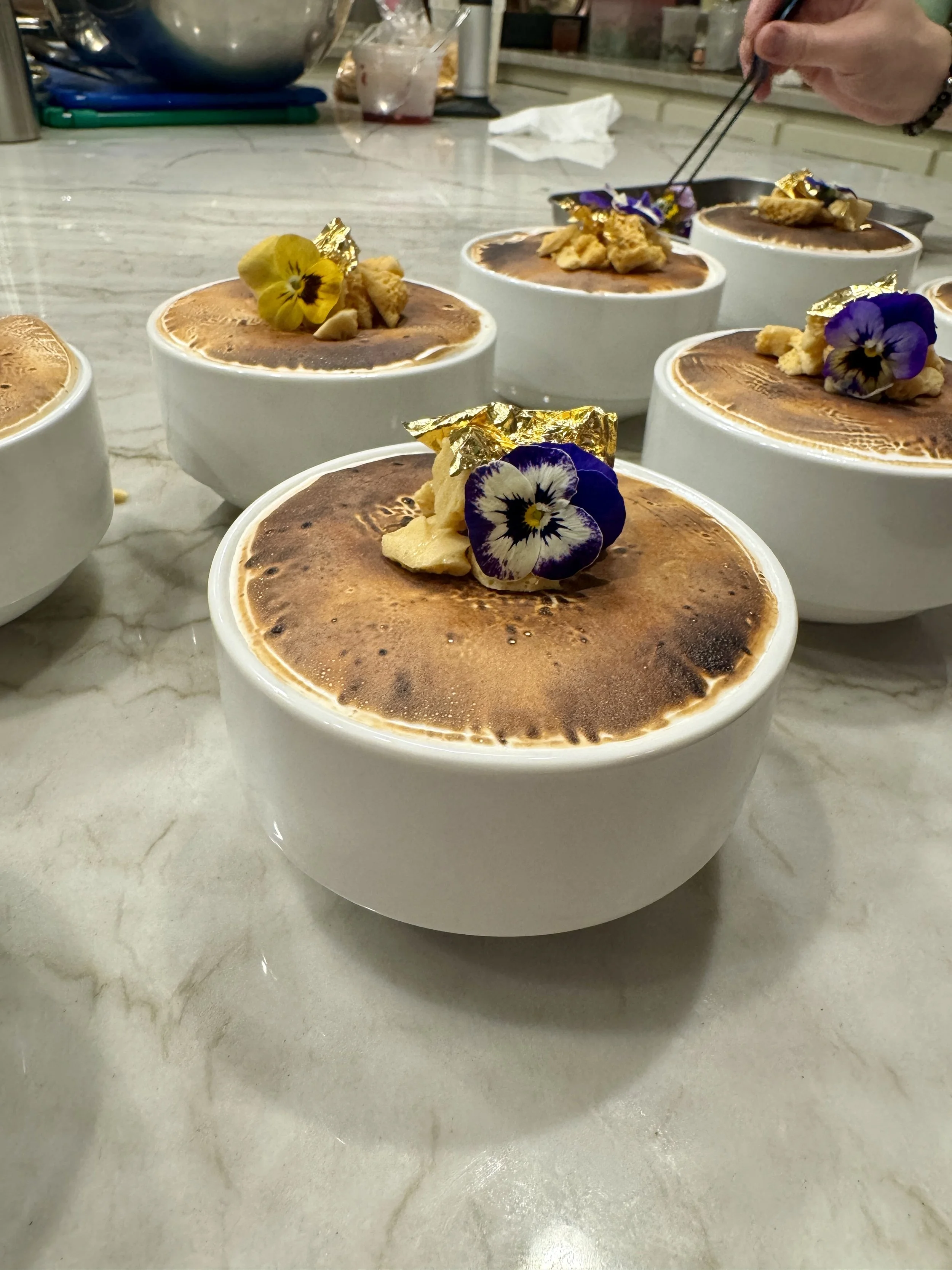 Mini apple tart prepared by chefs at Gourmet All Day