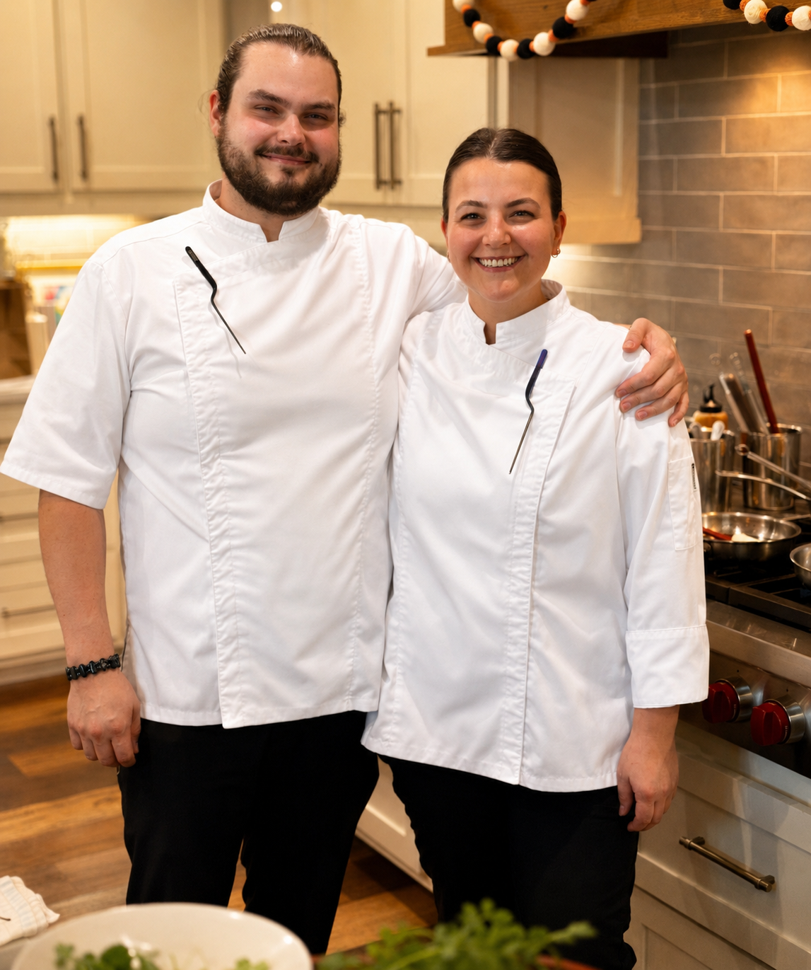 Chefs Jaden Stark and Dylan Morgan, founders of Gourmet All Day