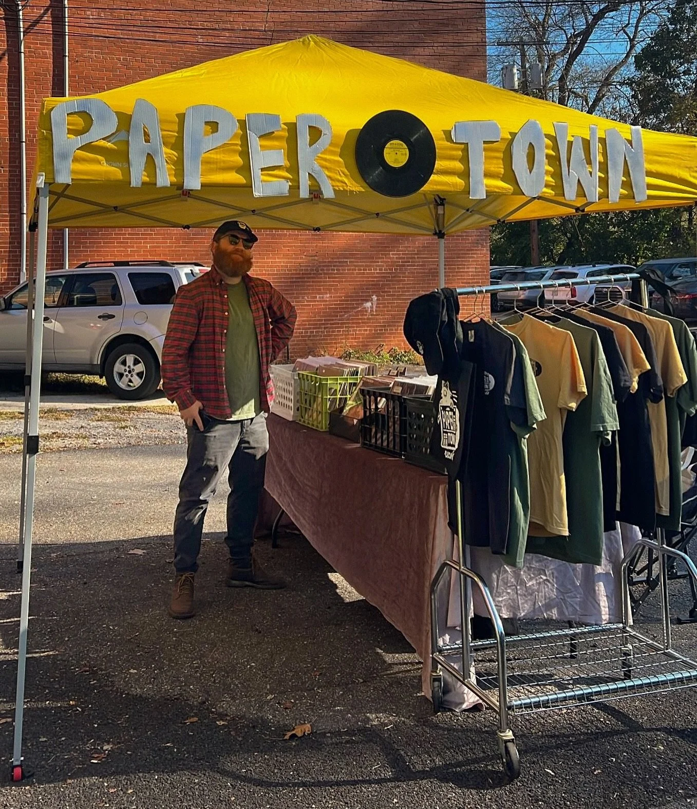 Don’t forget that we have @papertownrecords here in the front during the Apple Harvest Festival today on Downtown Mainstreet! 
Just follow the signs down the alley, and you can’t miss us!
Come get yourself some funky treasures and some
