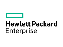 Hewlett Packard Enterprise logo with green and black text