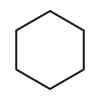 Outline of a hexagon