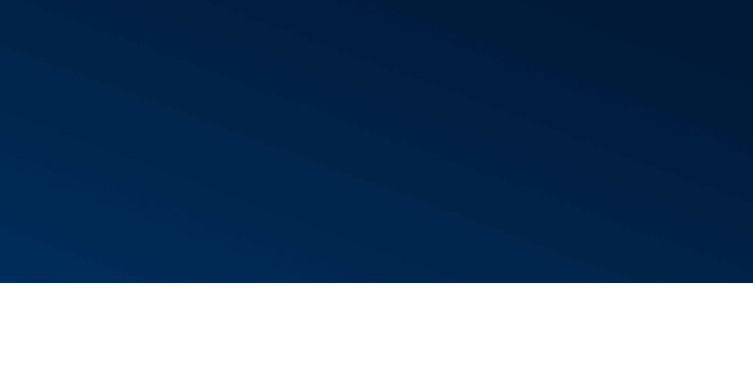 A dark blue gradient background.