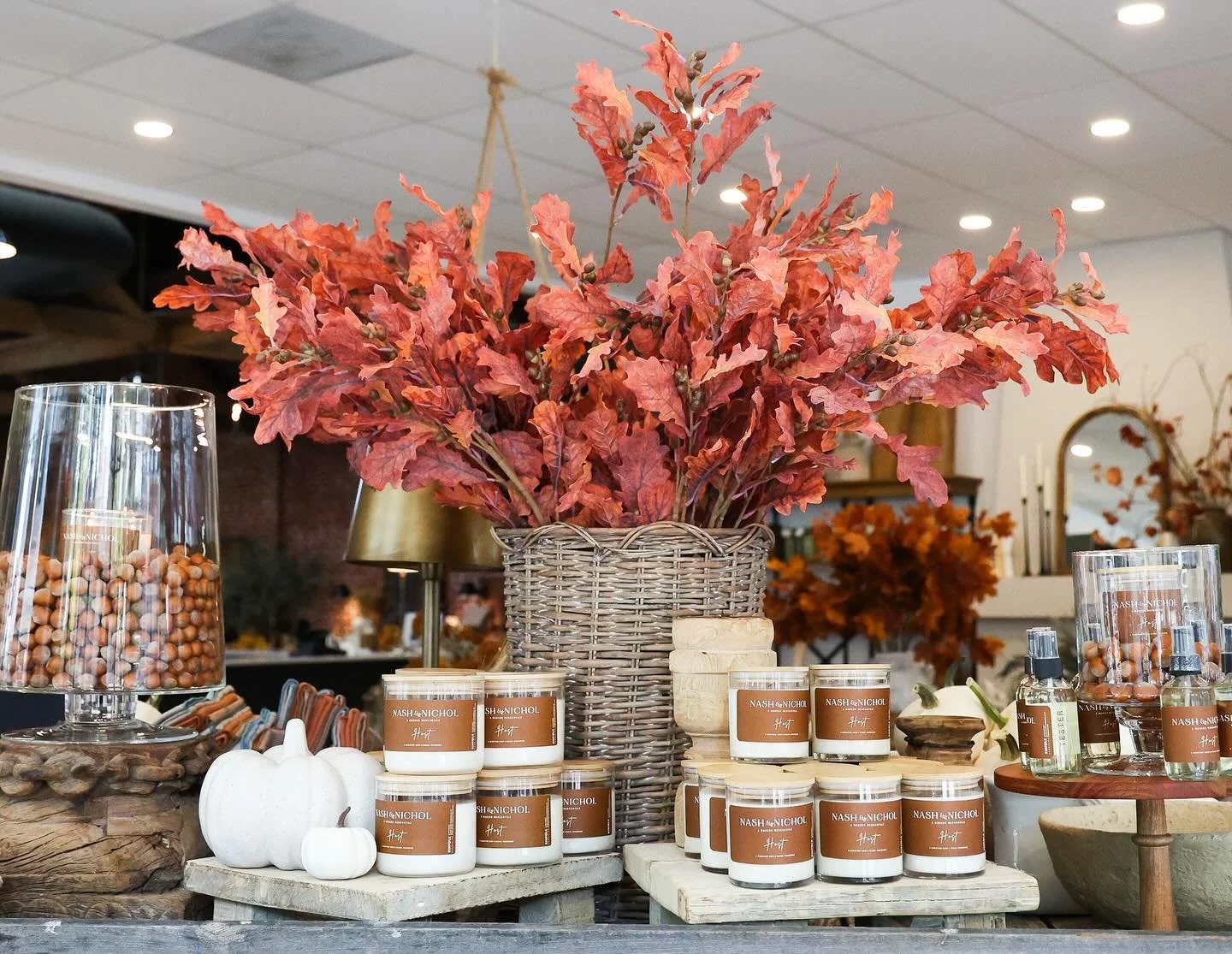 Our popular Fall seasonal signature candle &ldquo;Host&rdquo; is almost sold out! Be sure to grab your candles and car diffusers soon, because once they are gone for the season they won&rsquo;t return until next year 🍂