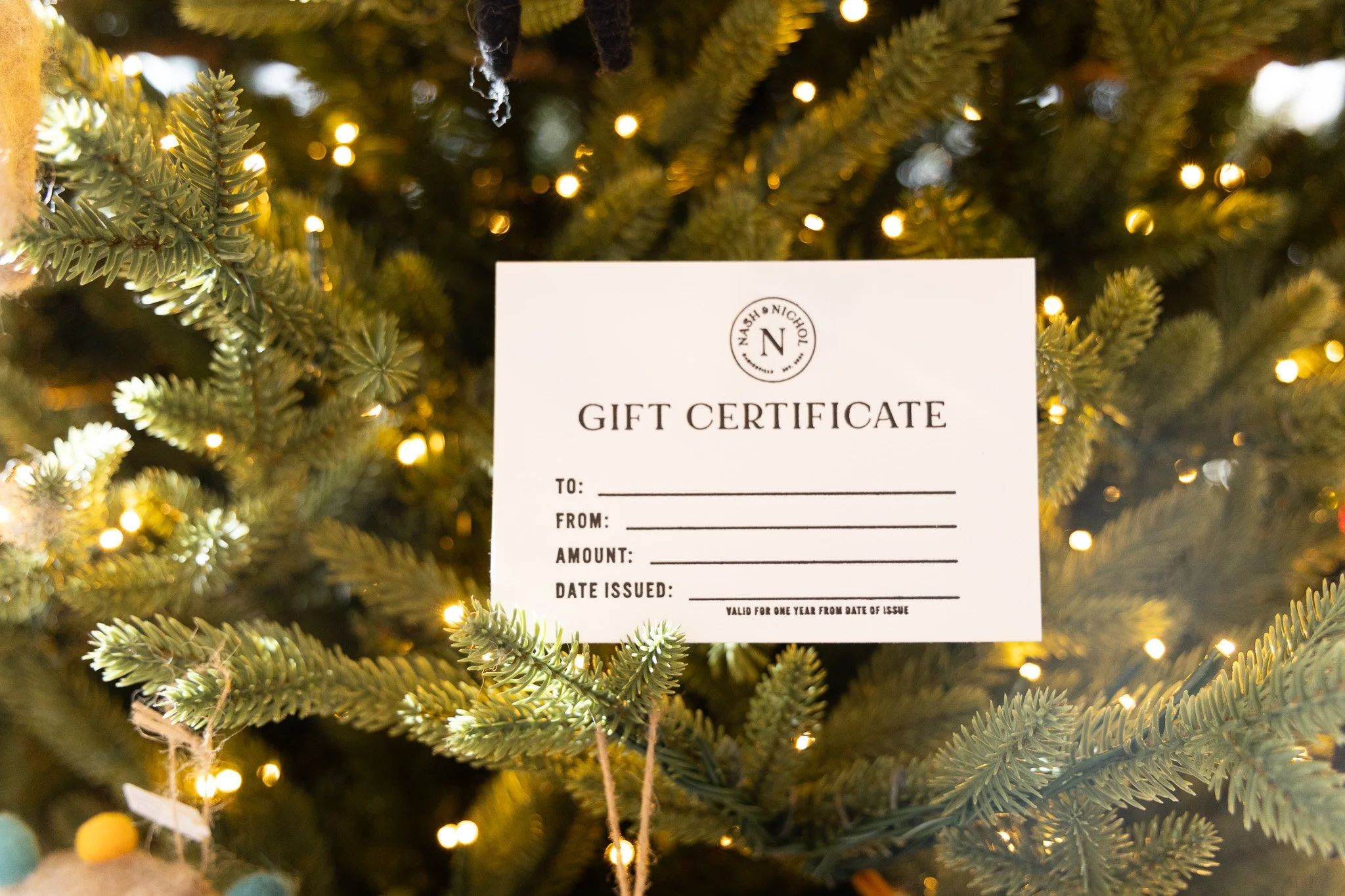 Don't know what to get someone? A Nash &amp; Nichol gift certificate is a great way to let someone come experience the store and pick out their own favorite finds. 

Stop in and get yours today!